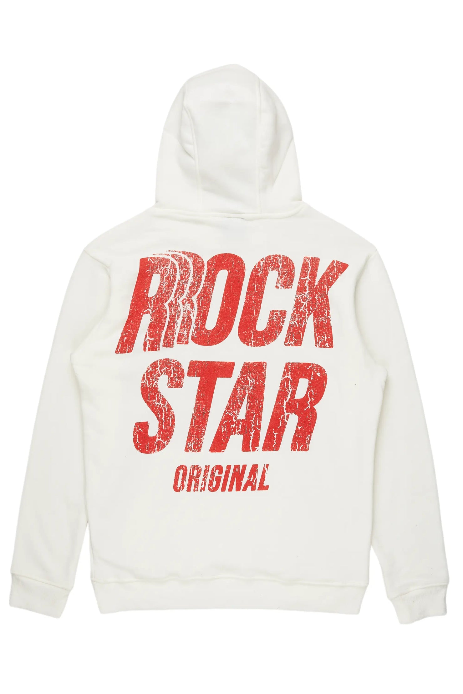 Barras Beige Graphic Hoodie