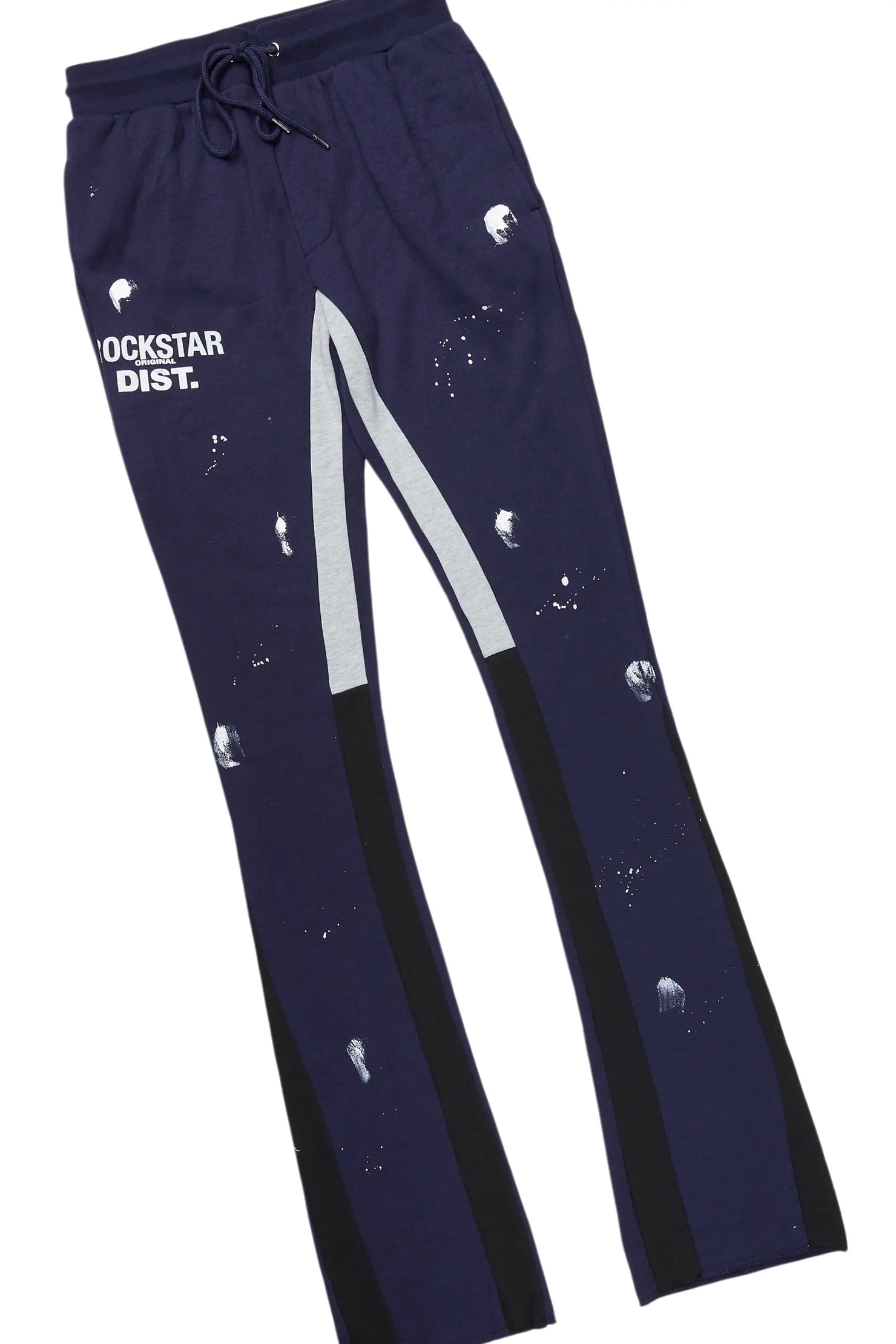 Raffer Navy Hoodie Flare Track Set