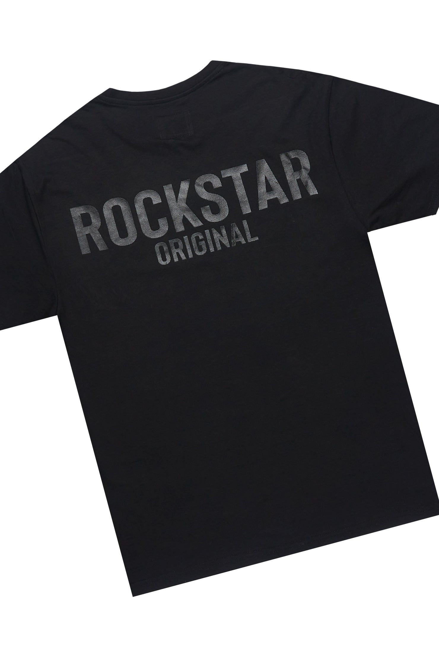 Sana Black/Black T-Shirt Cargo Shorts Set