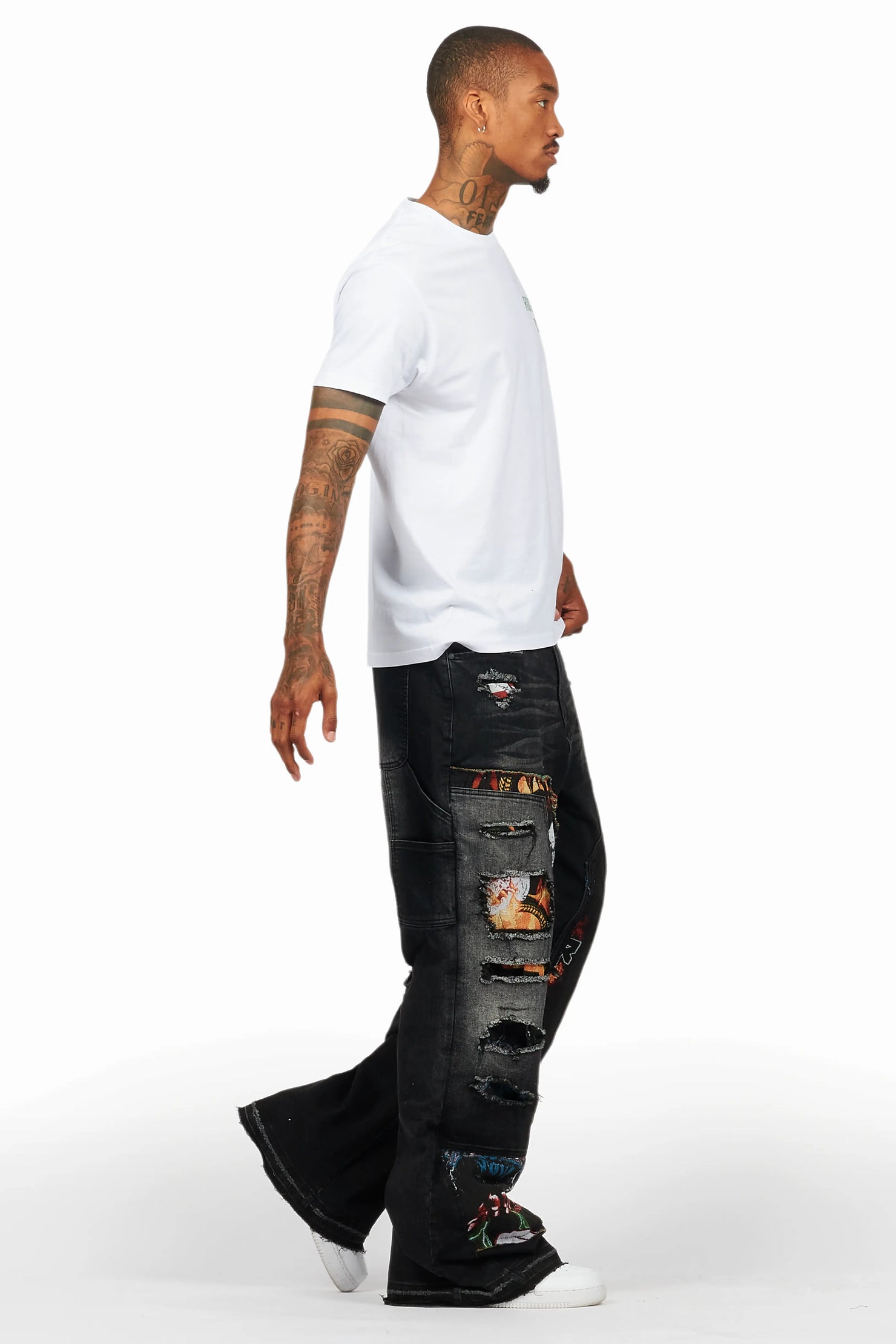 Yanis Black Baggy Fit Jean