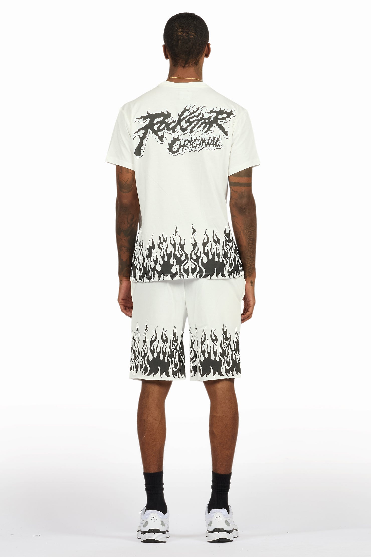 Bubble White T-Shirt/Short Set