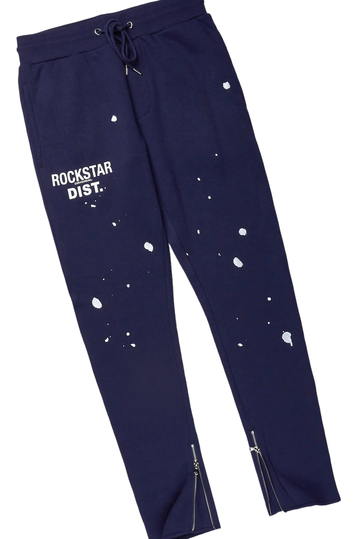 Raffer Navy Slim Fit Track Set