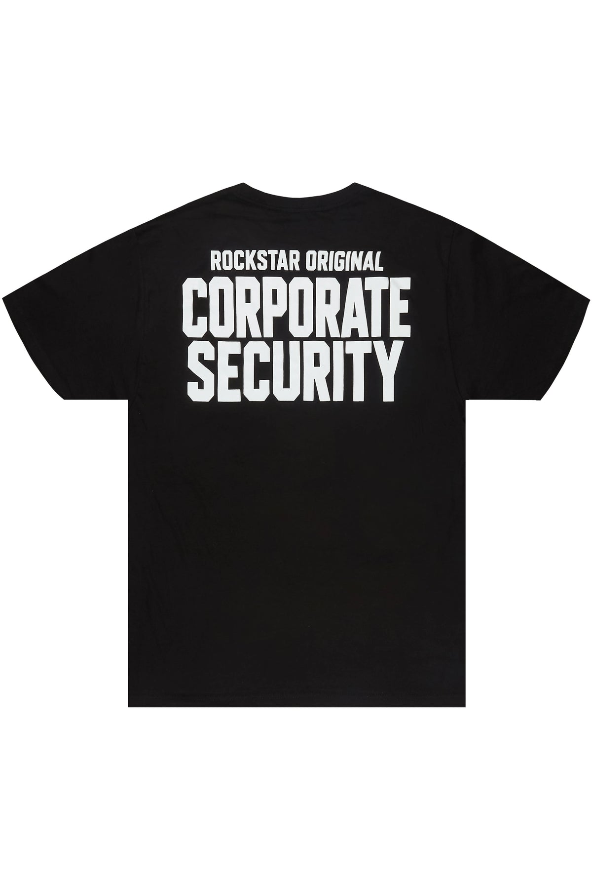 Security Black Oversized Graphic T-Shirt