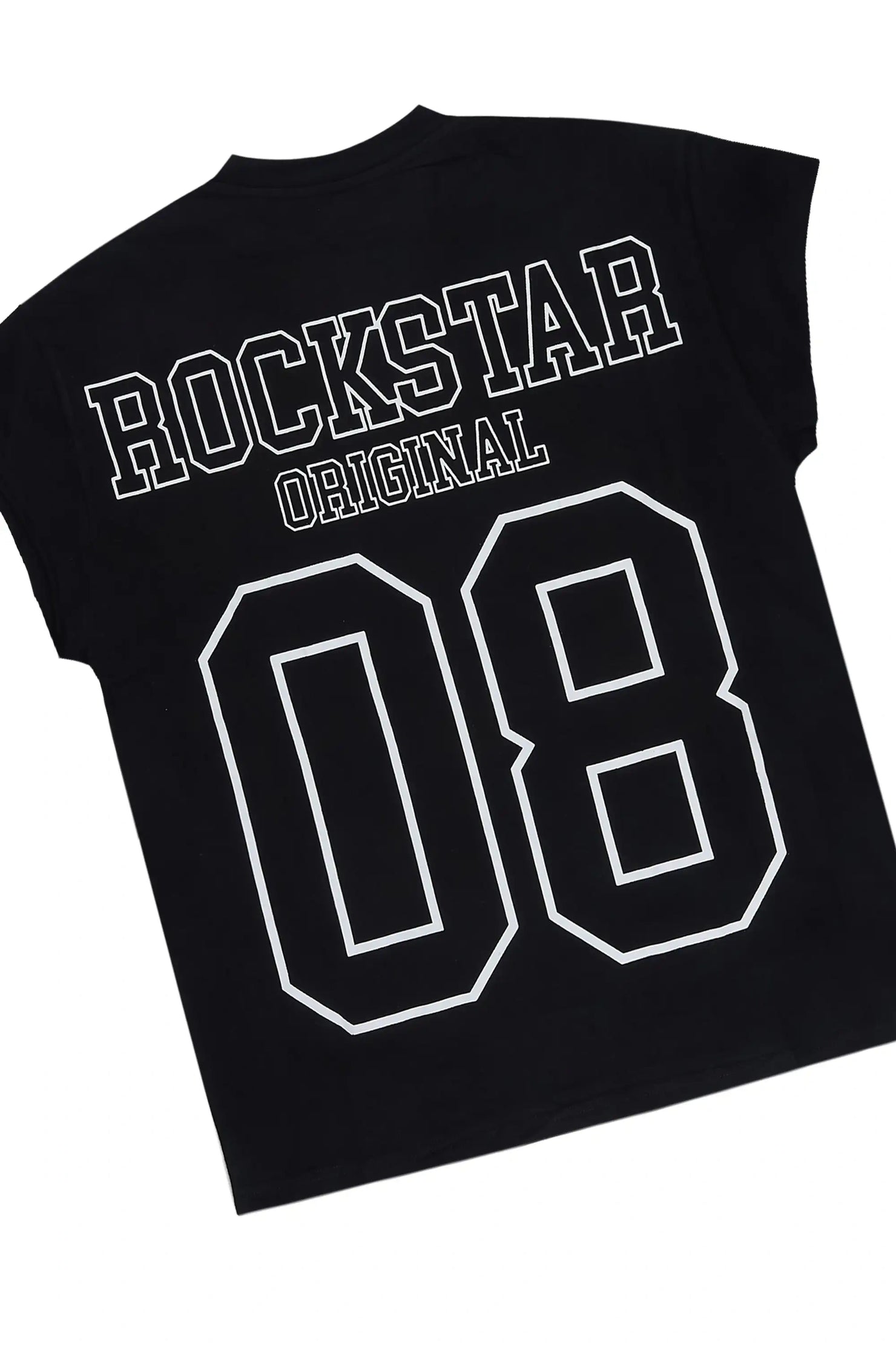 Lusent Black Muscle Tee/Jort Set