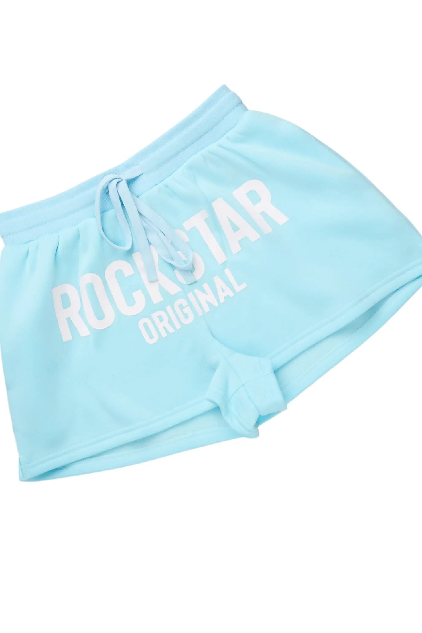Sabrina White/Blue T-Shirt Short Set