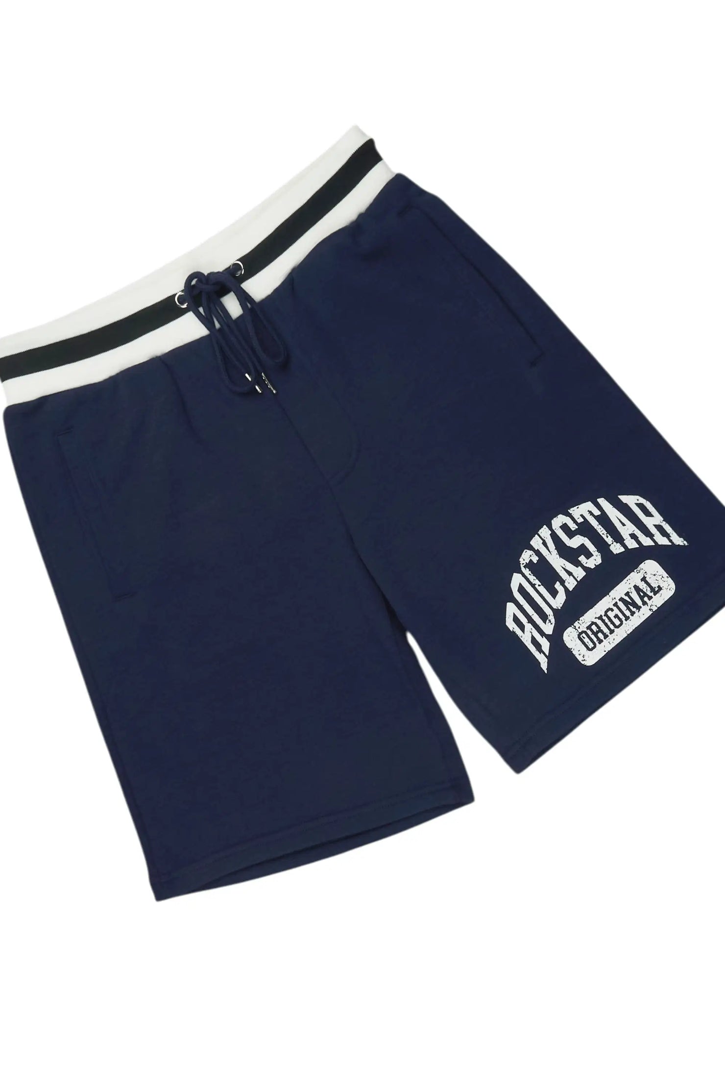Zig White/Navy T-Shirt/Short Set
