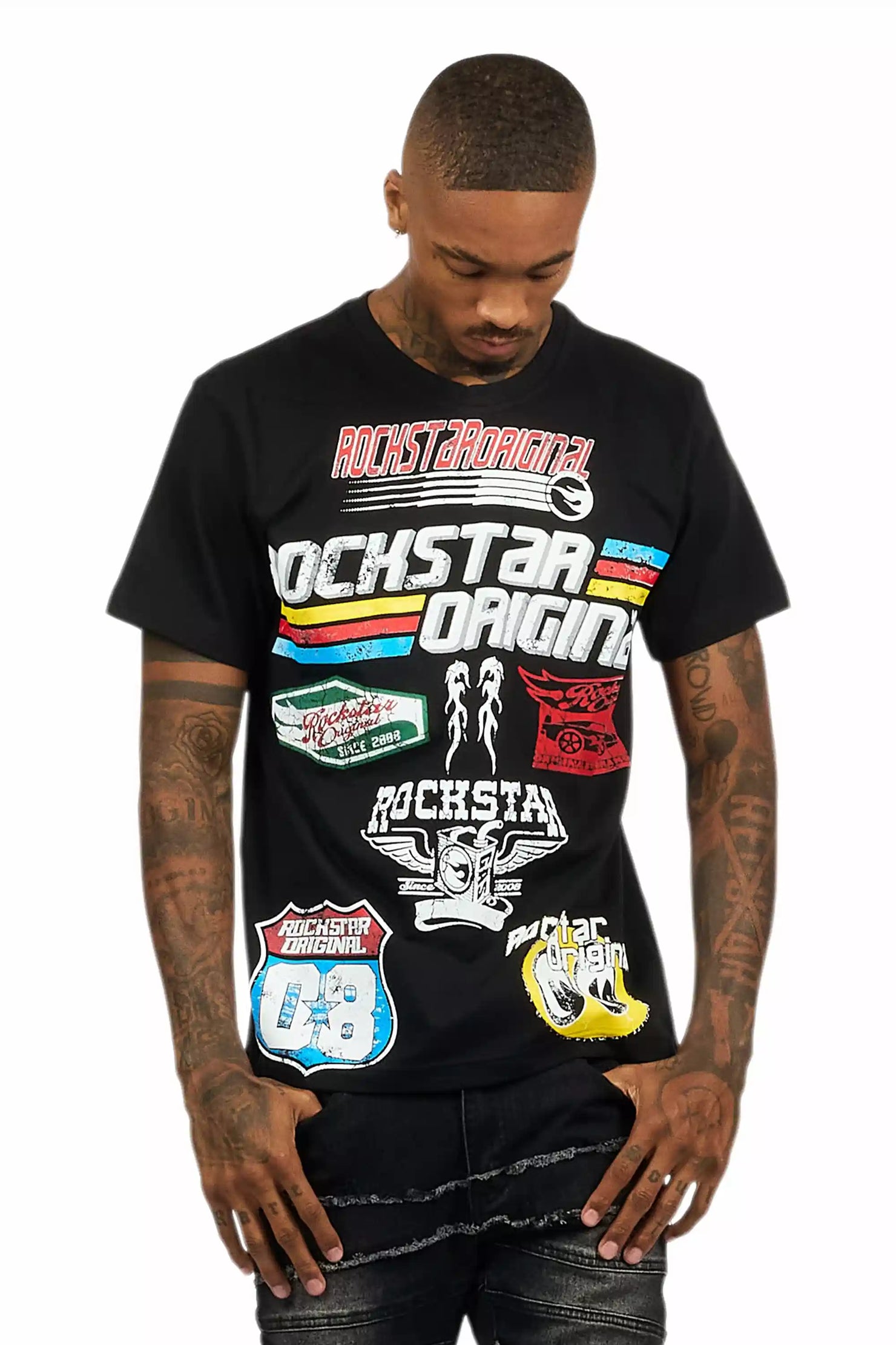 Payson Black Graphic T-Shirt