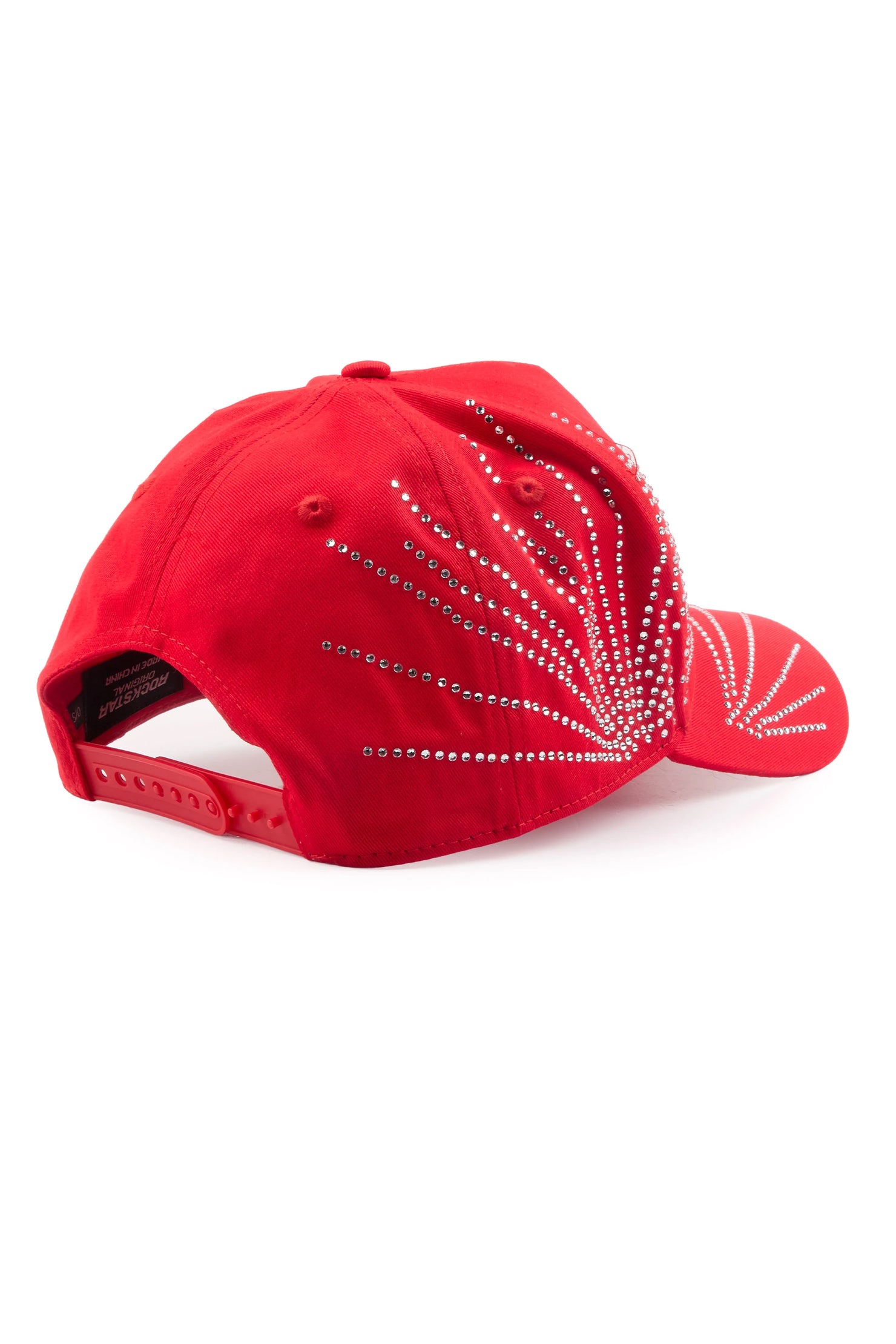 Baldwin Red Rhinestone Trucker Hat