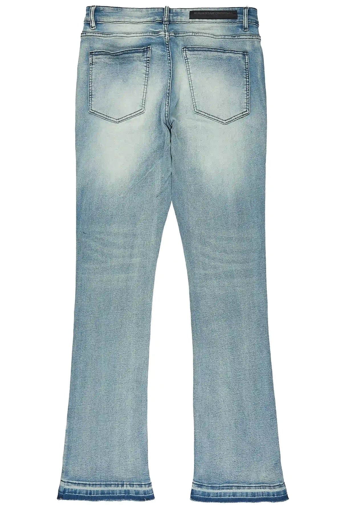Gambill Medium Blue Stacked Jean