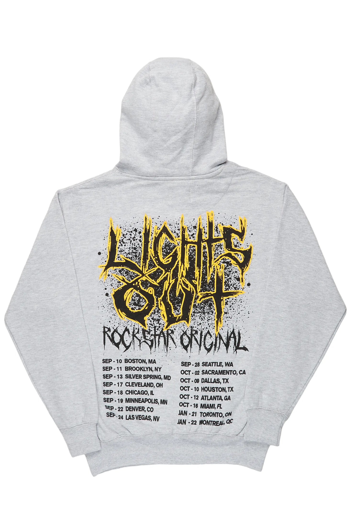 Bryanna Heather Grey Oversized Hoodie