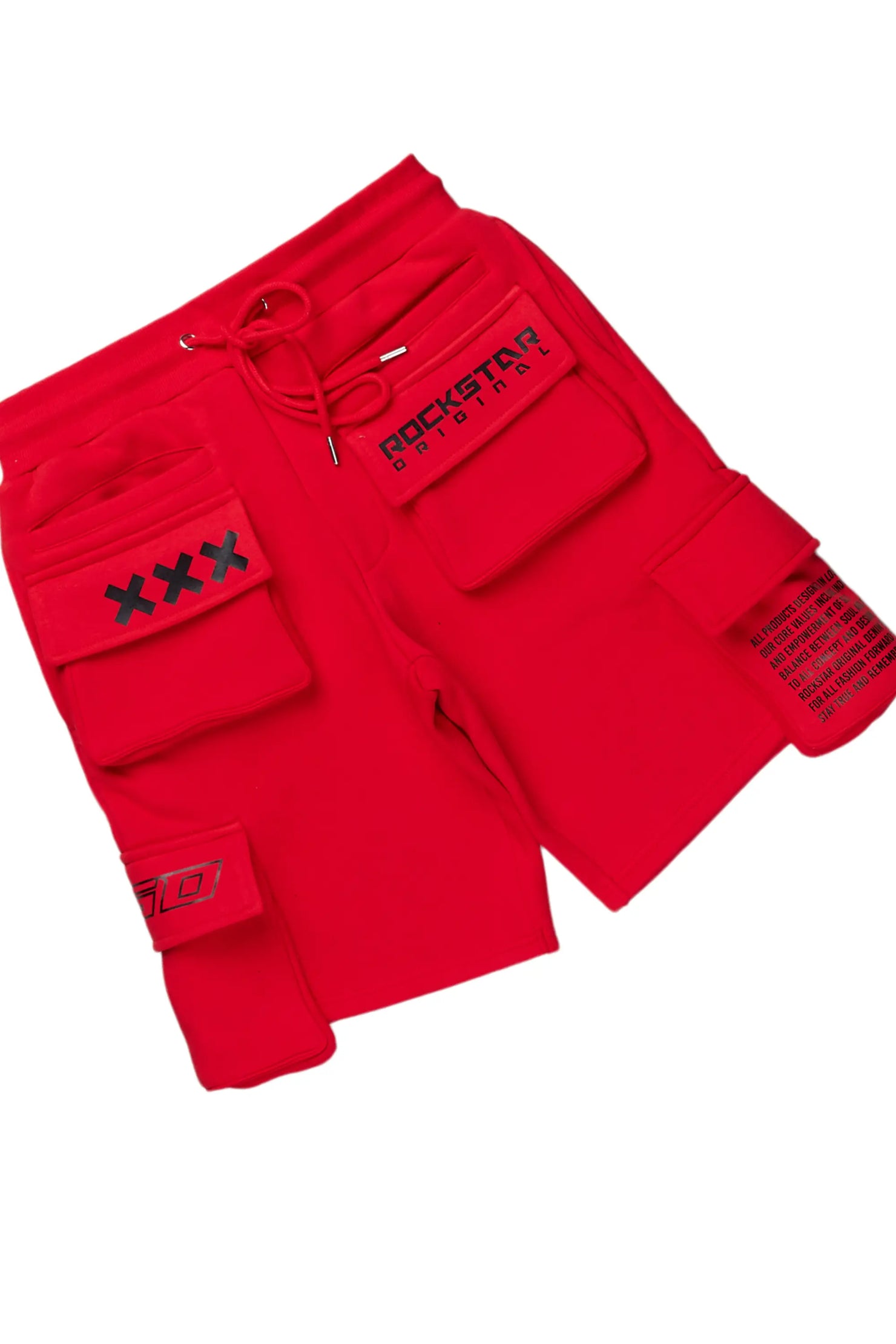 Jash Black/Red Short Set