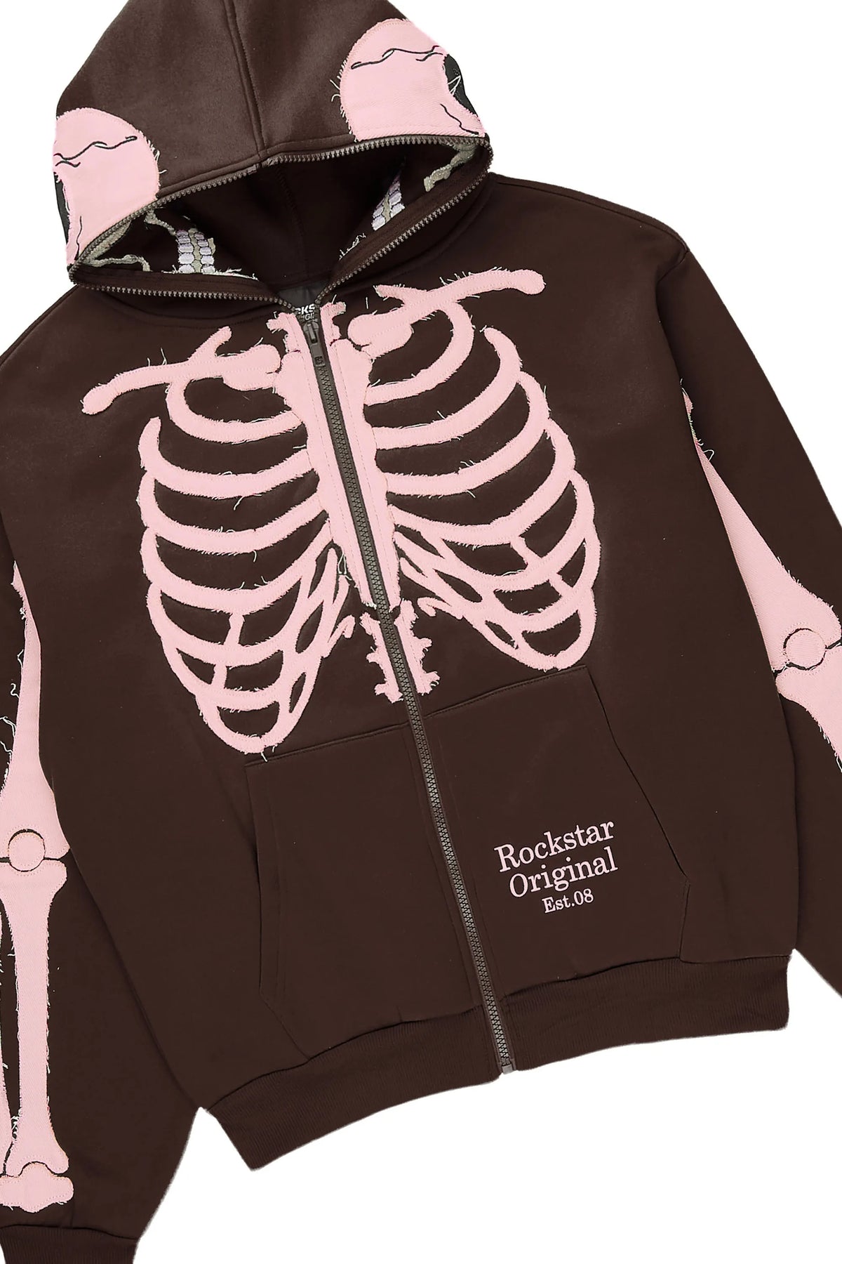Girls Scatheia Chocolate Patch Zip Up/Baggy Track Set