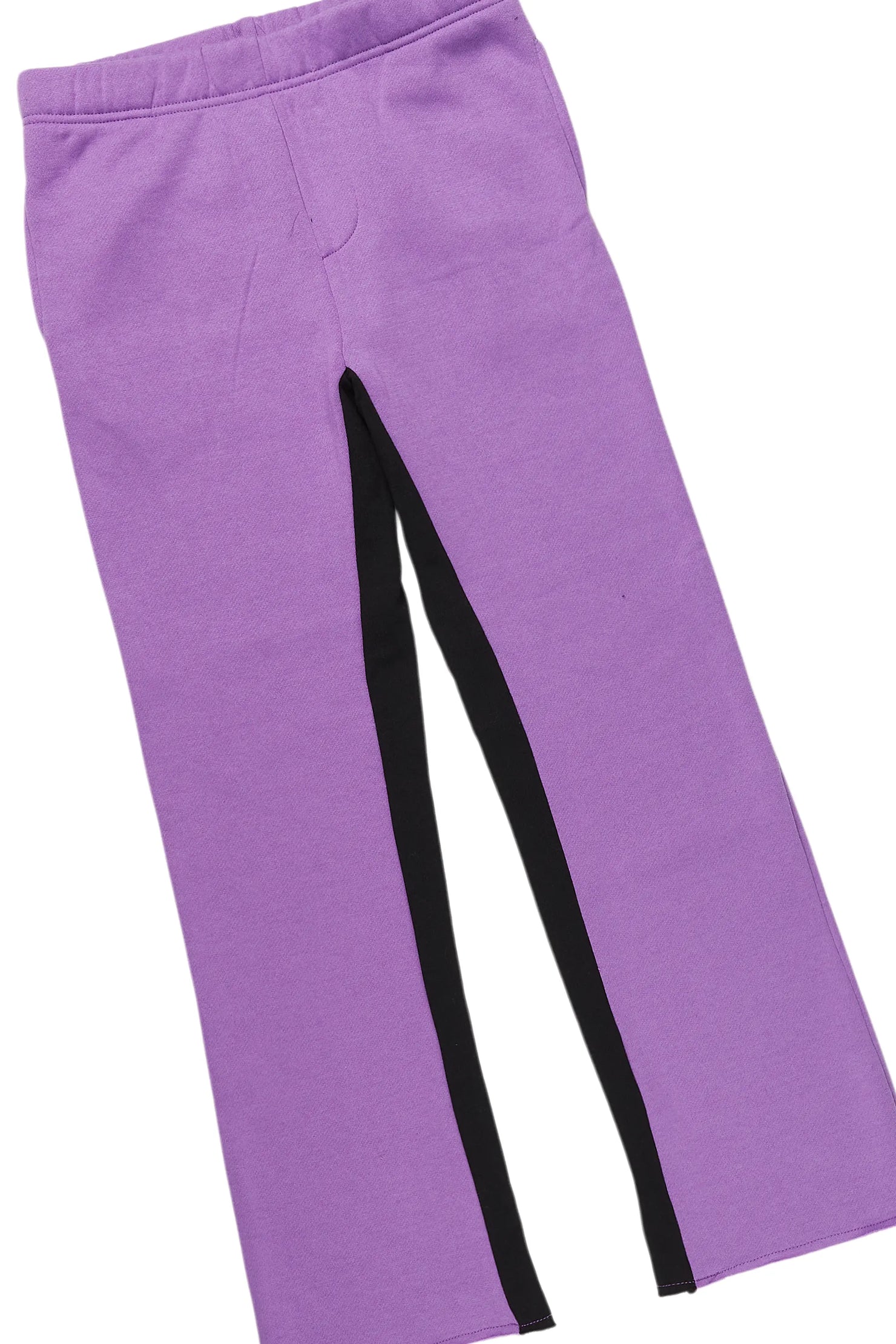 Boys Tonio Purple Baggy Stacked Track Set