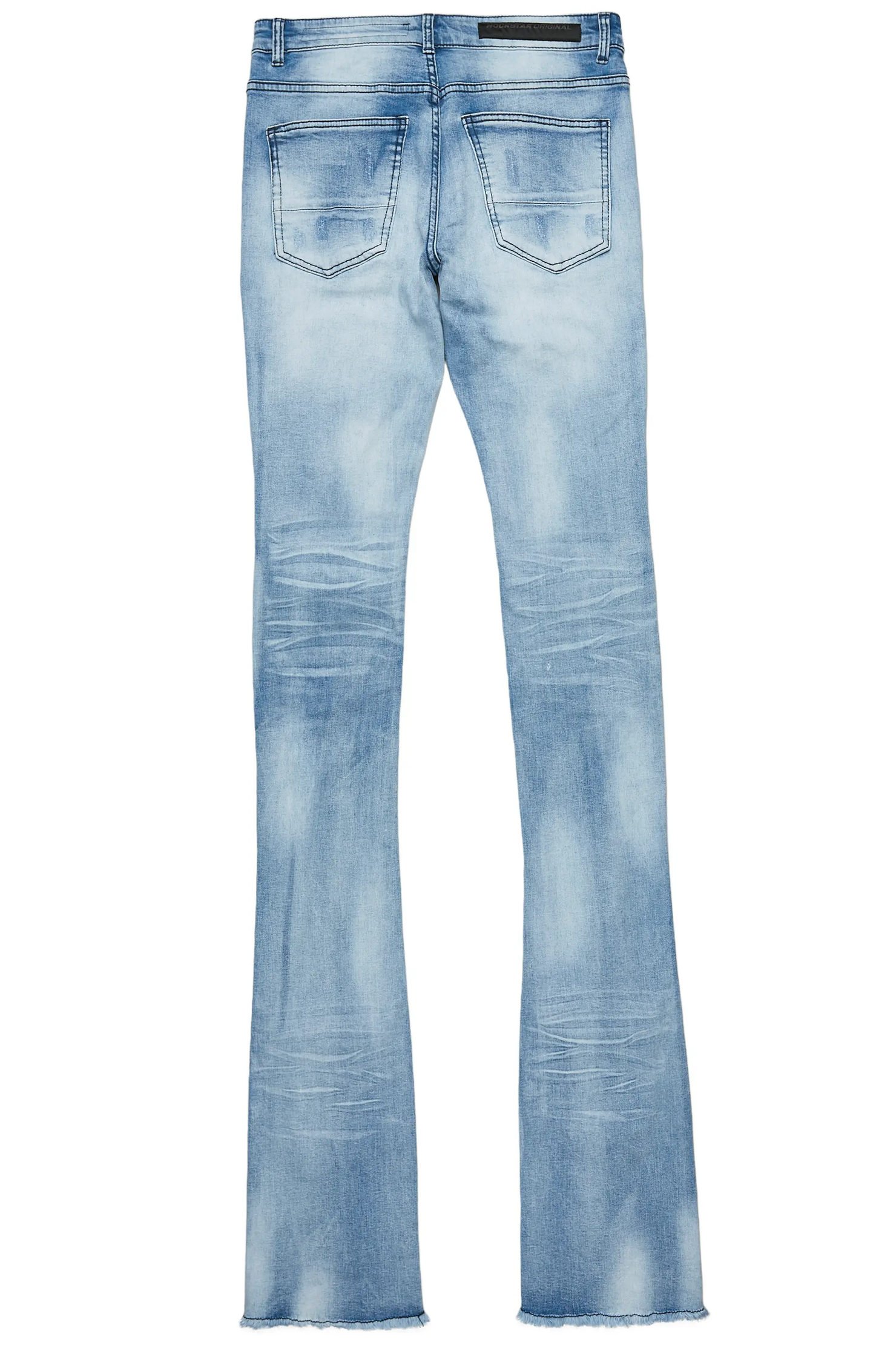 Japoo Blue Super Stacked Flare Jean