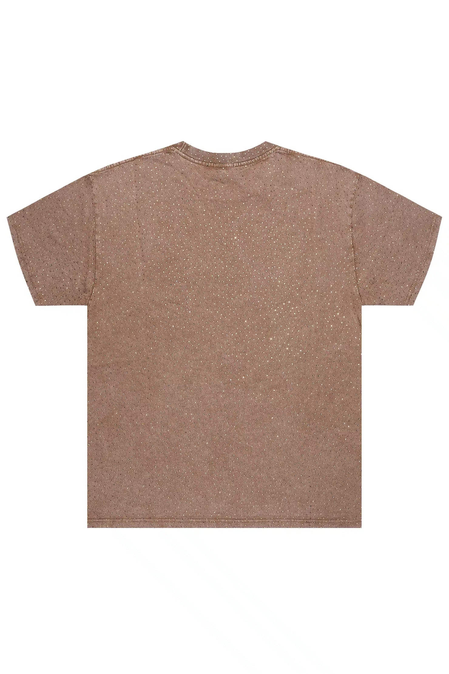 Fana Mocha Rhinestone T-Shirt