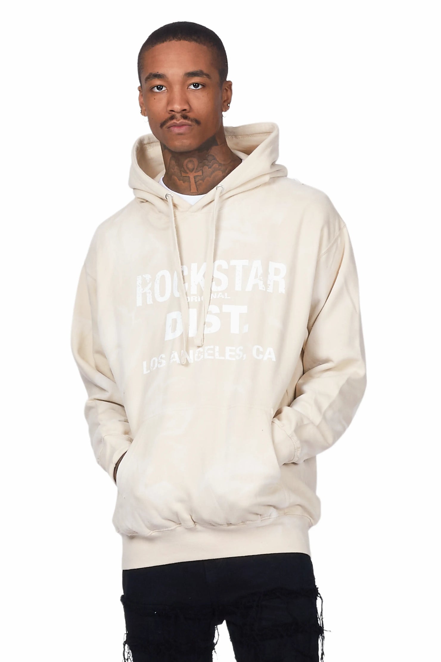 Nelly Beige Graphic Hoodie