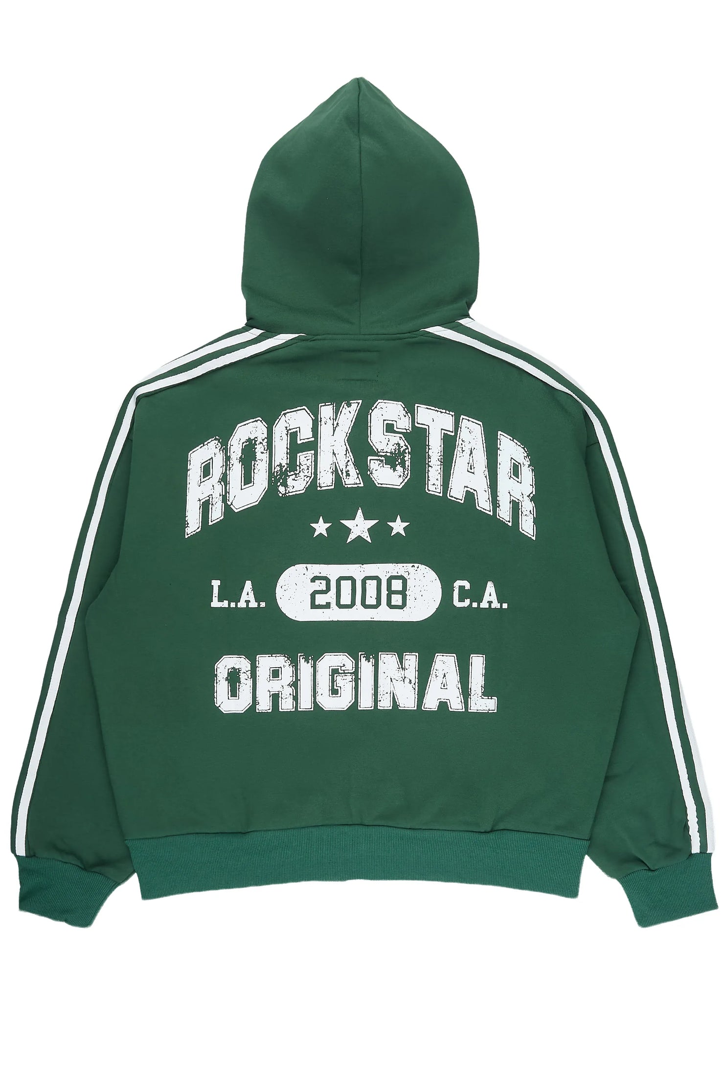 Tylla Green Zip Up Hoodie