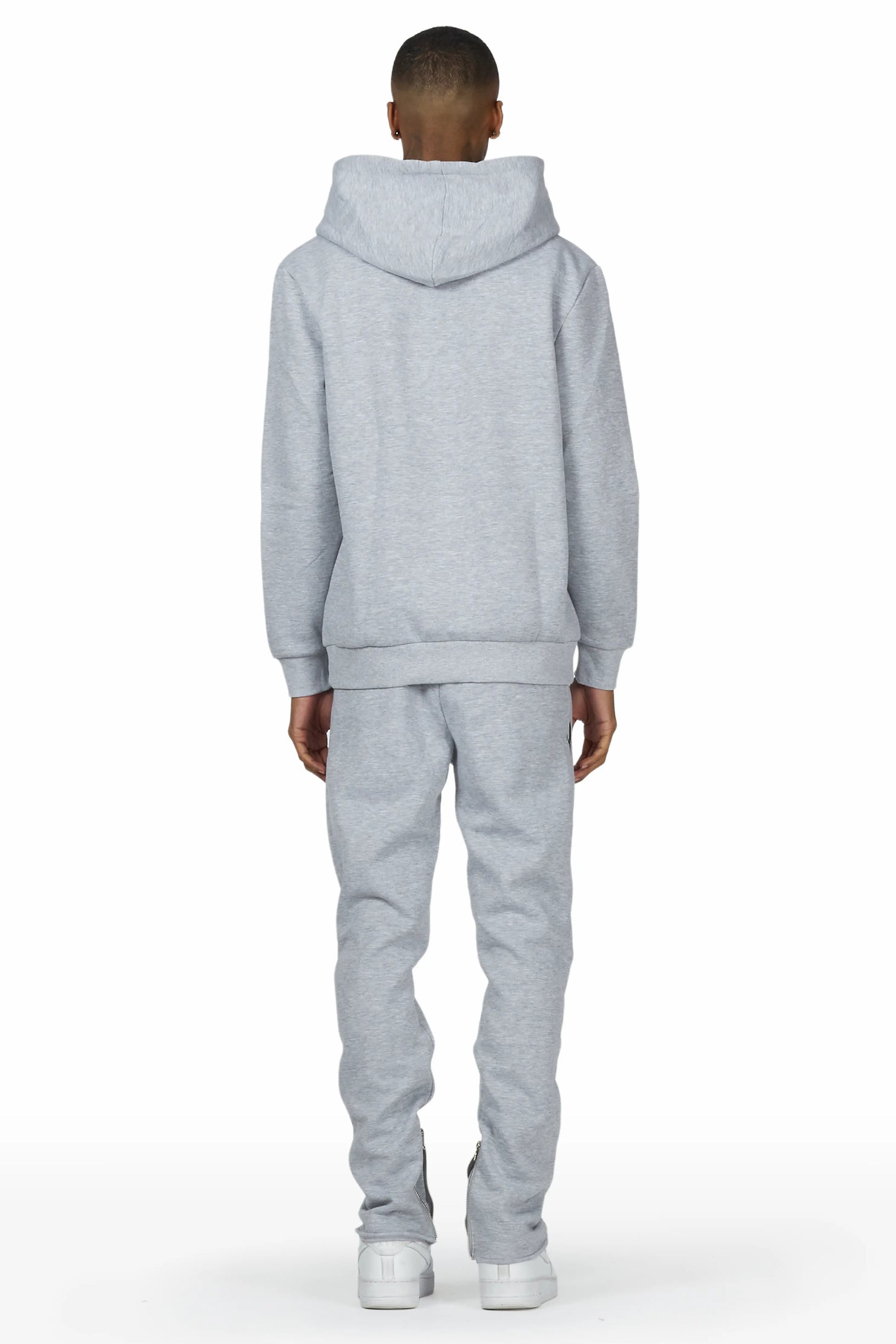 Scottie Heather Grey Hoodie Slim Fit Track Set