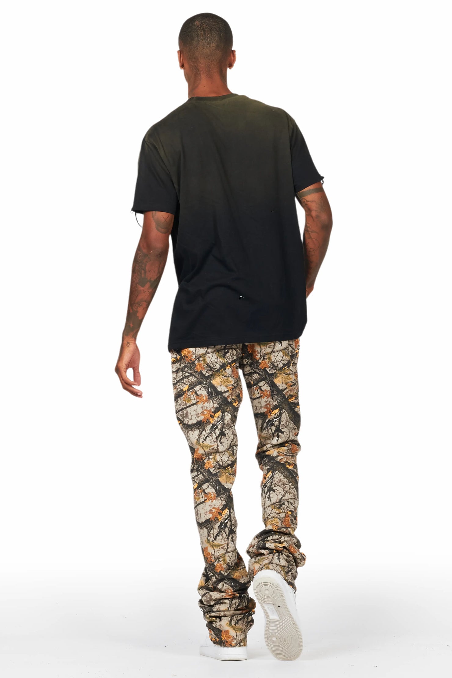 Bansi Tree Camo Super Stacked Trackpant