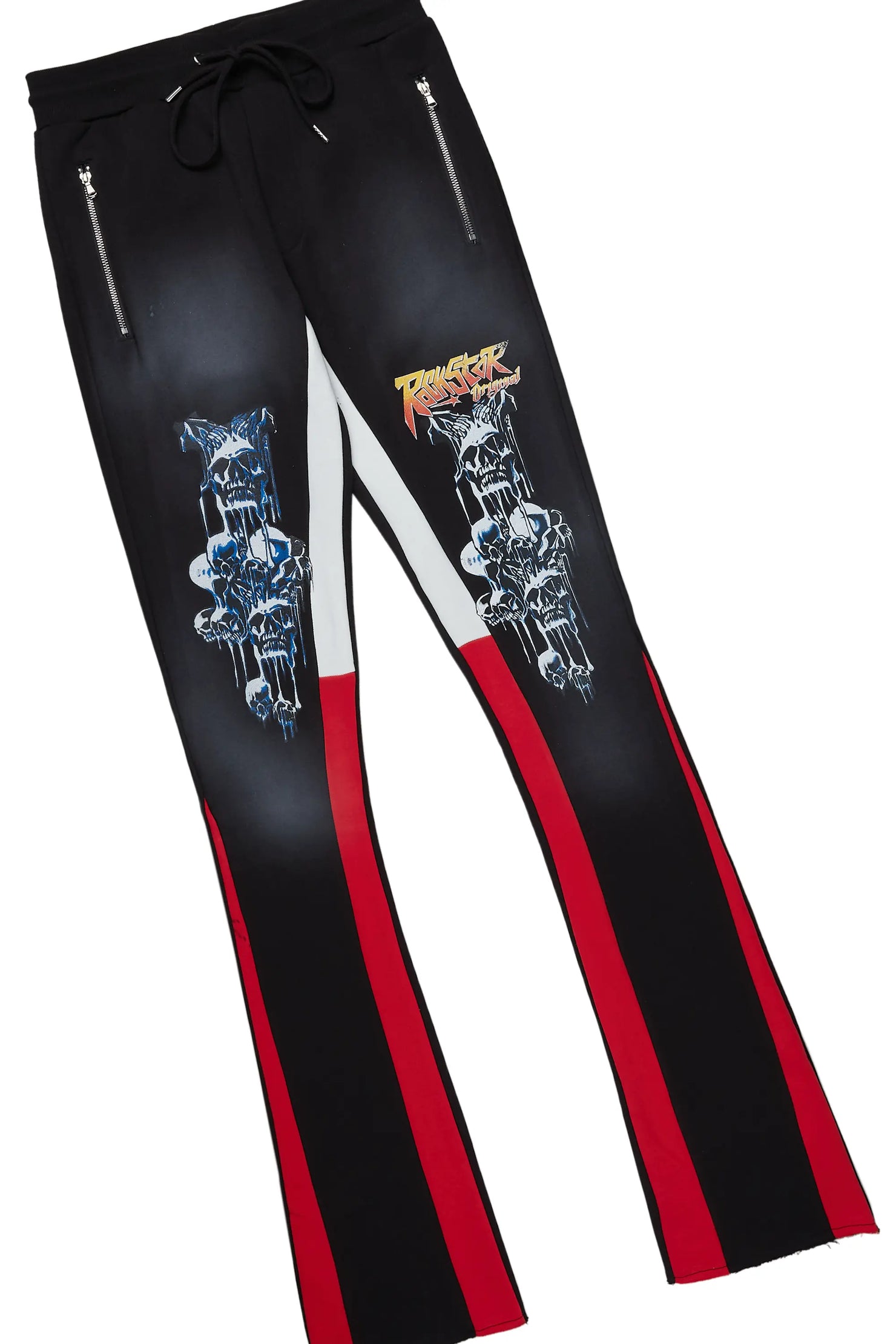 Grady Black T-Shirt/Stacked Flare Track Set