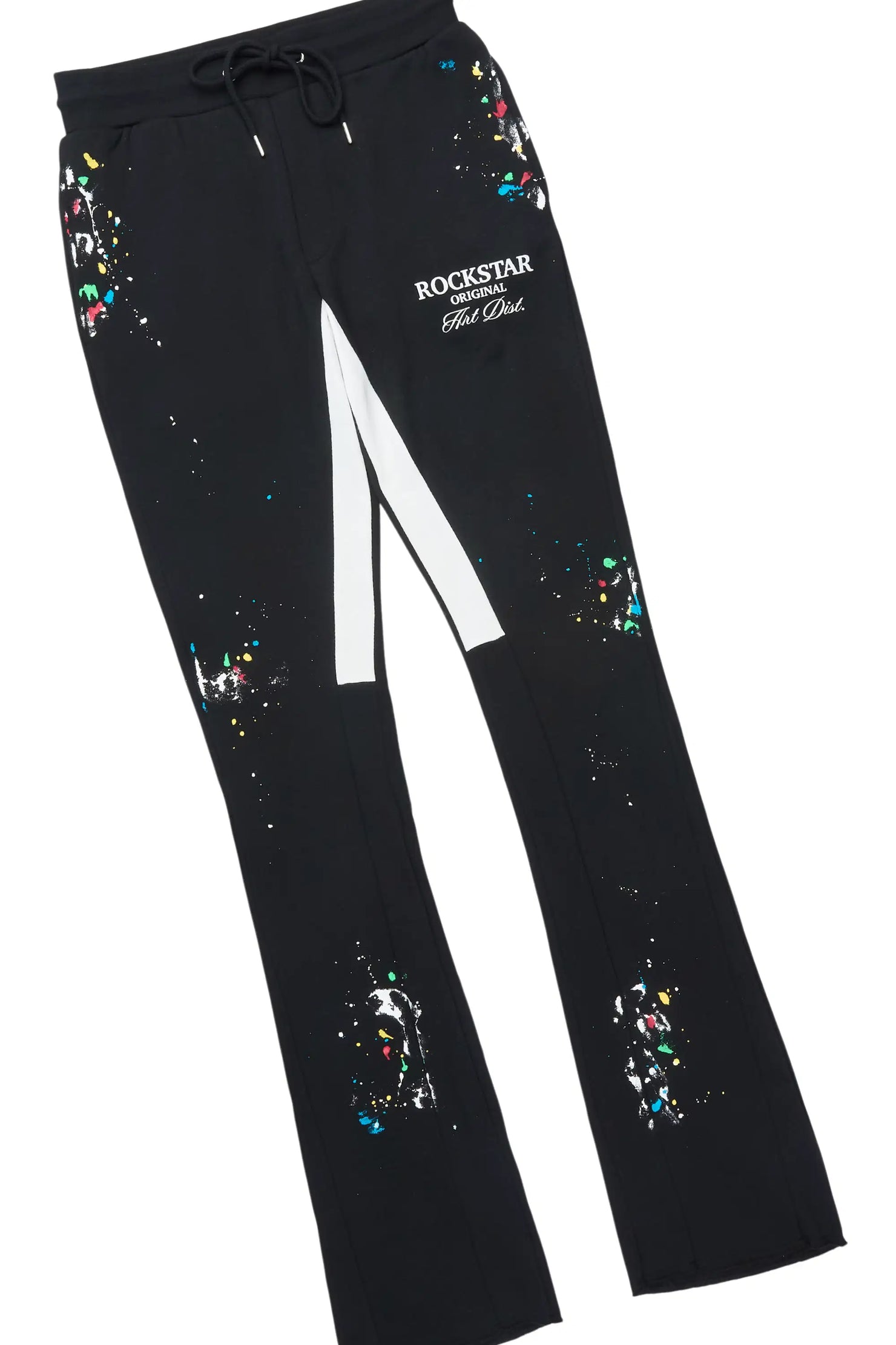 Art Dist 2.0 Black/Multi Hoodie/Stacked Flare Track Set