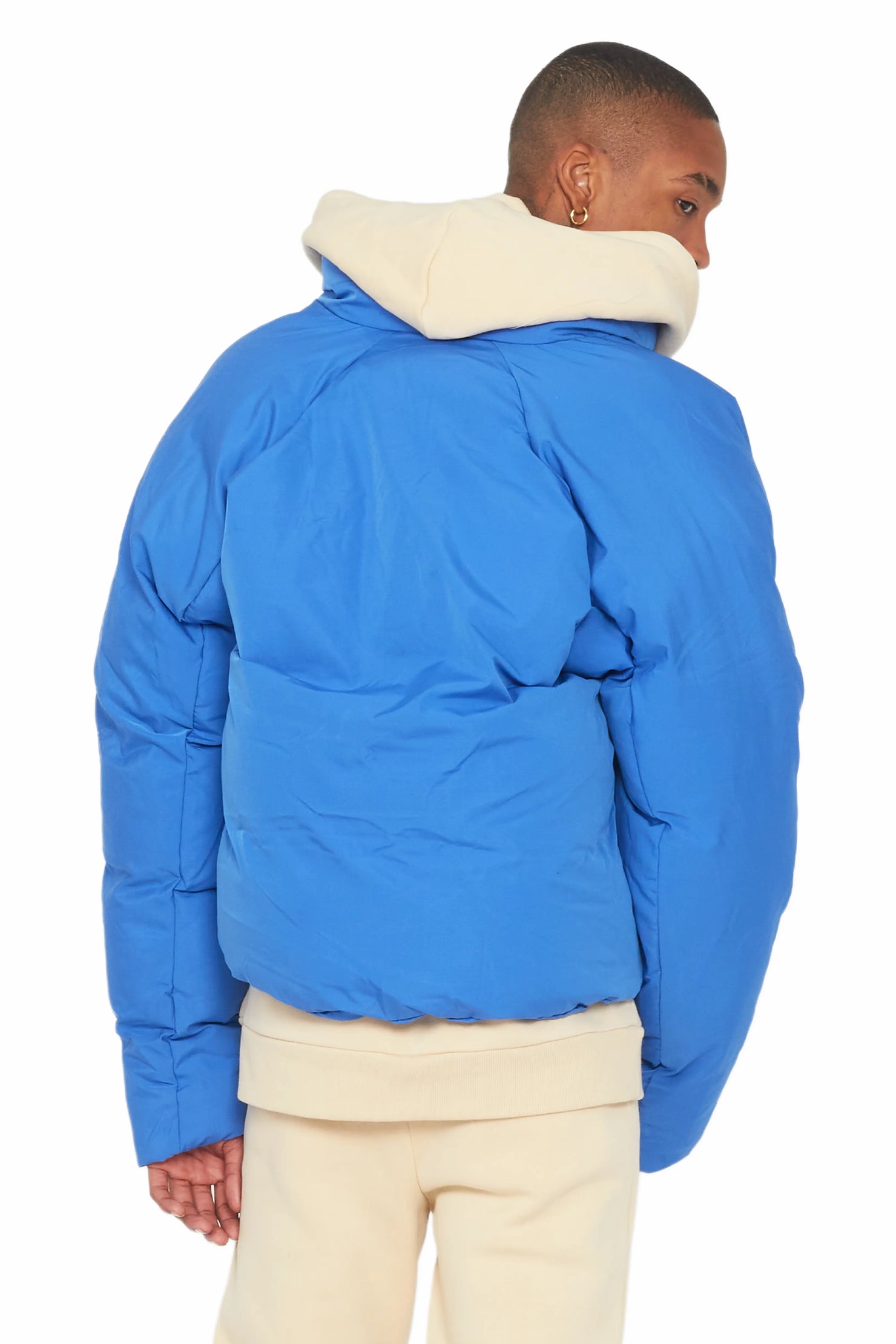 Damien Royal Blue Puffer Jacket