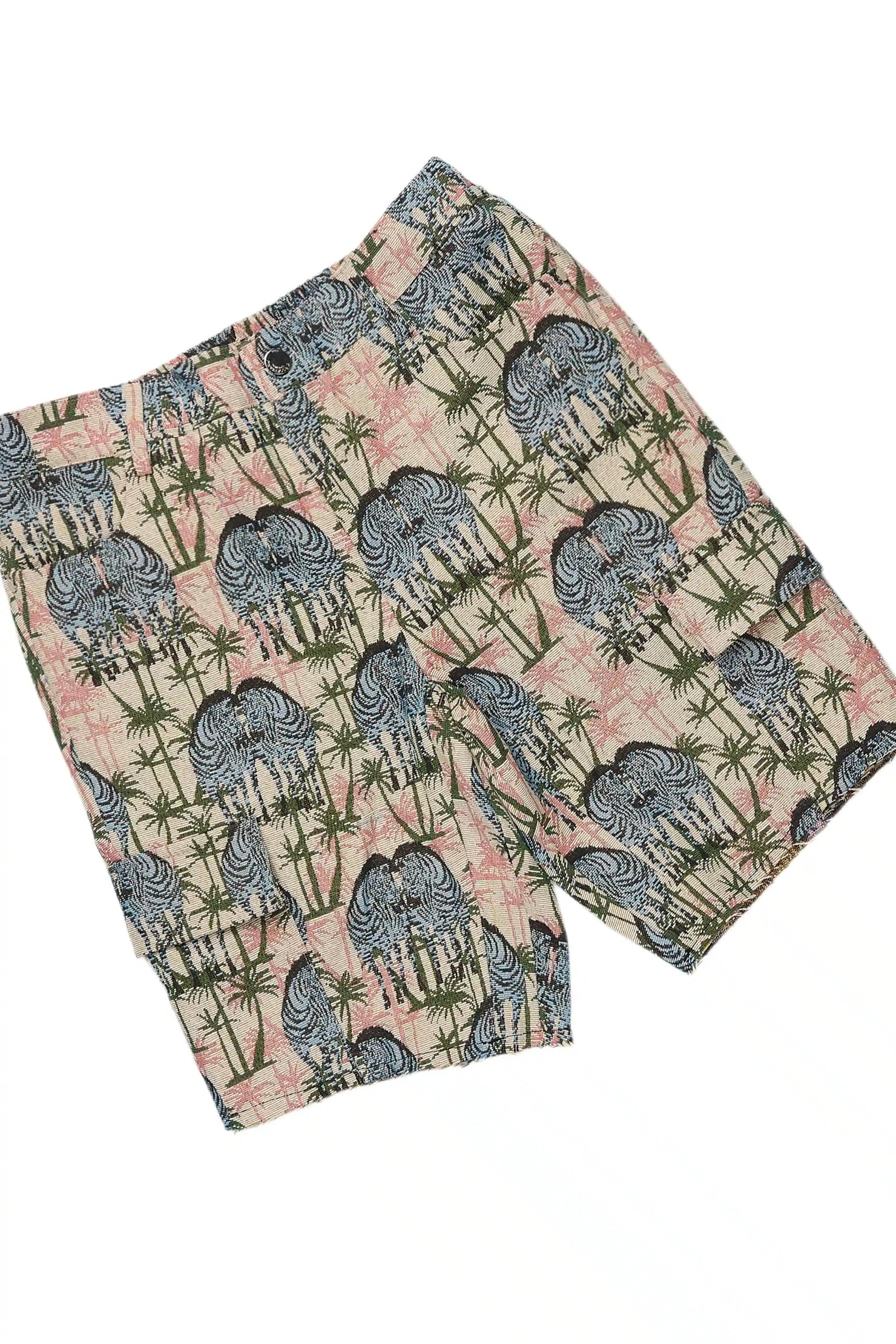 Zeontee White/Pink T-Shirt Short Set