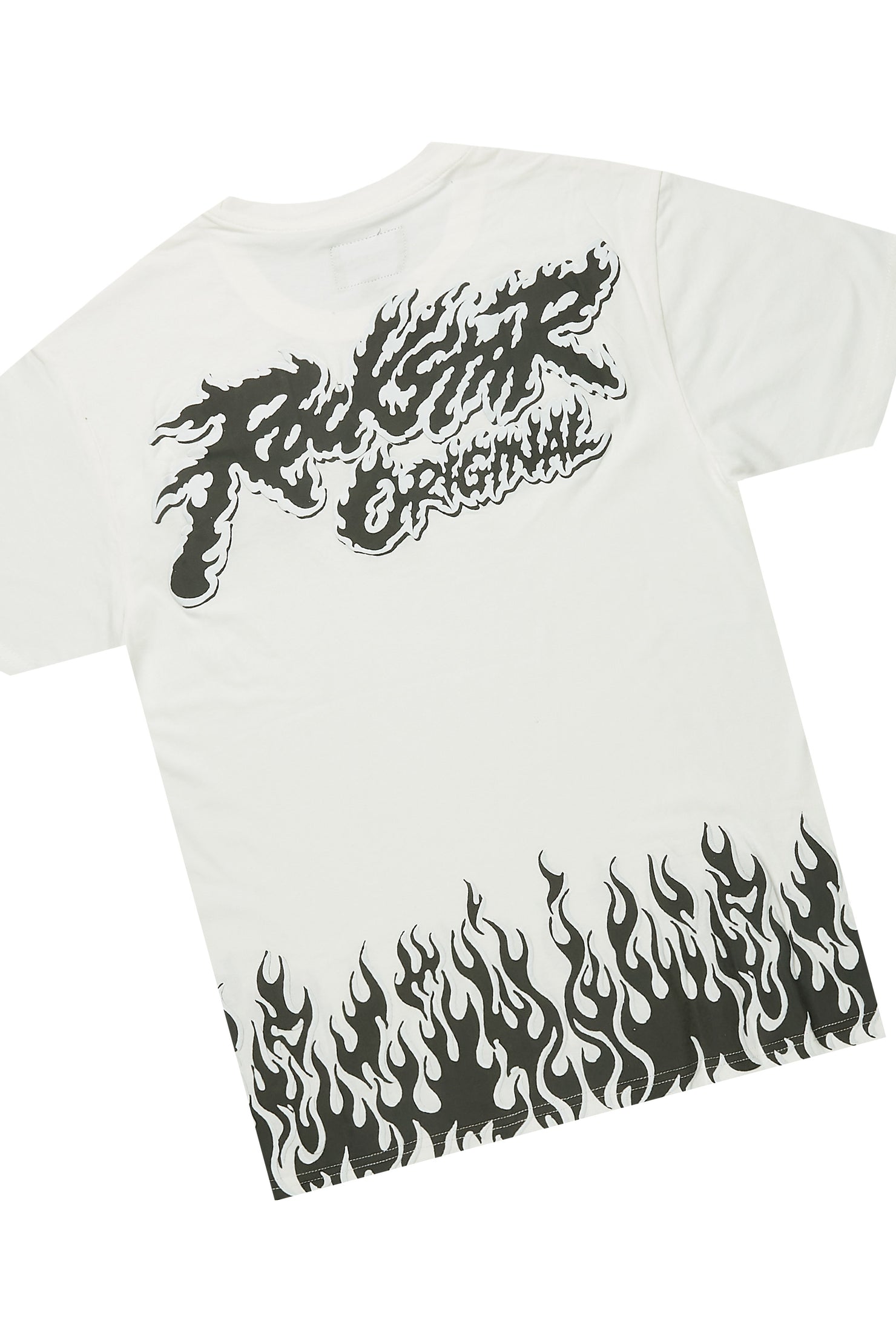 Bubble White T-Shirt/Short Set