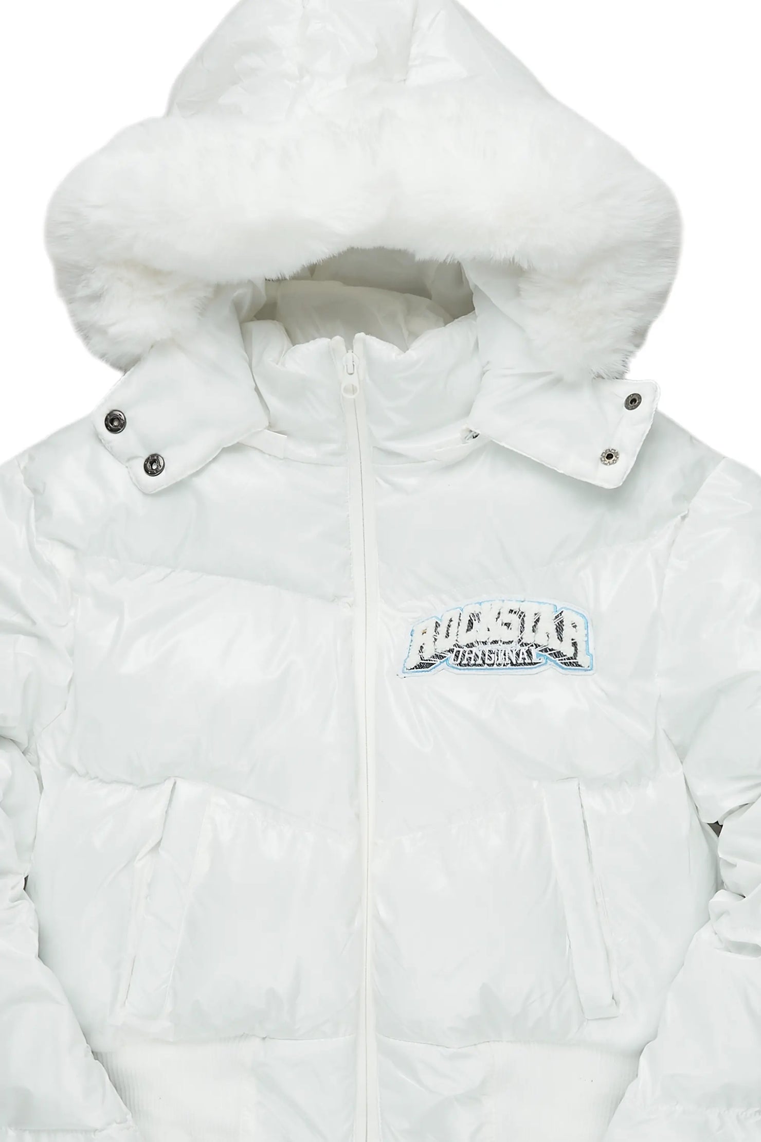 Chrishona White Puffer Jacket