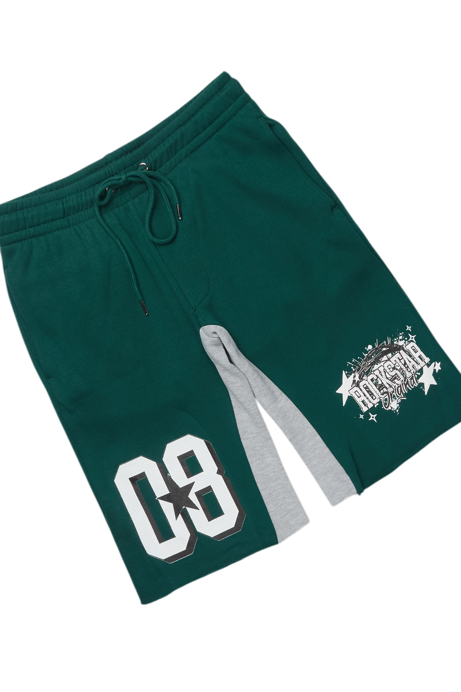 Allstar White/Green T-Shirt Short Set