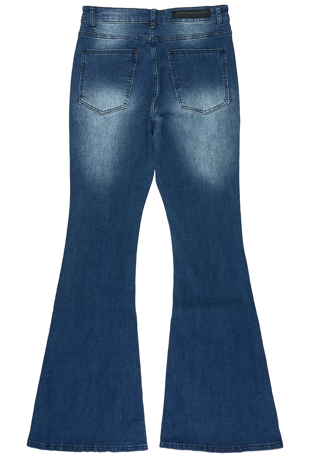 Lykes Dark Blue Super Flare Jeans