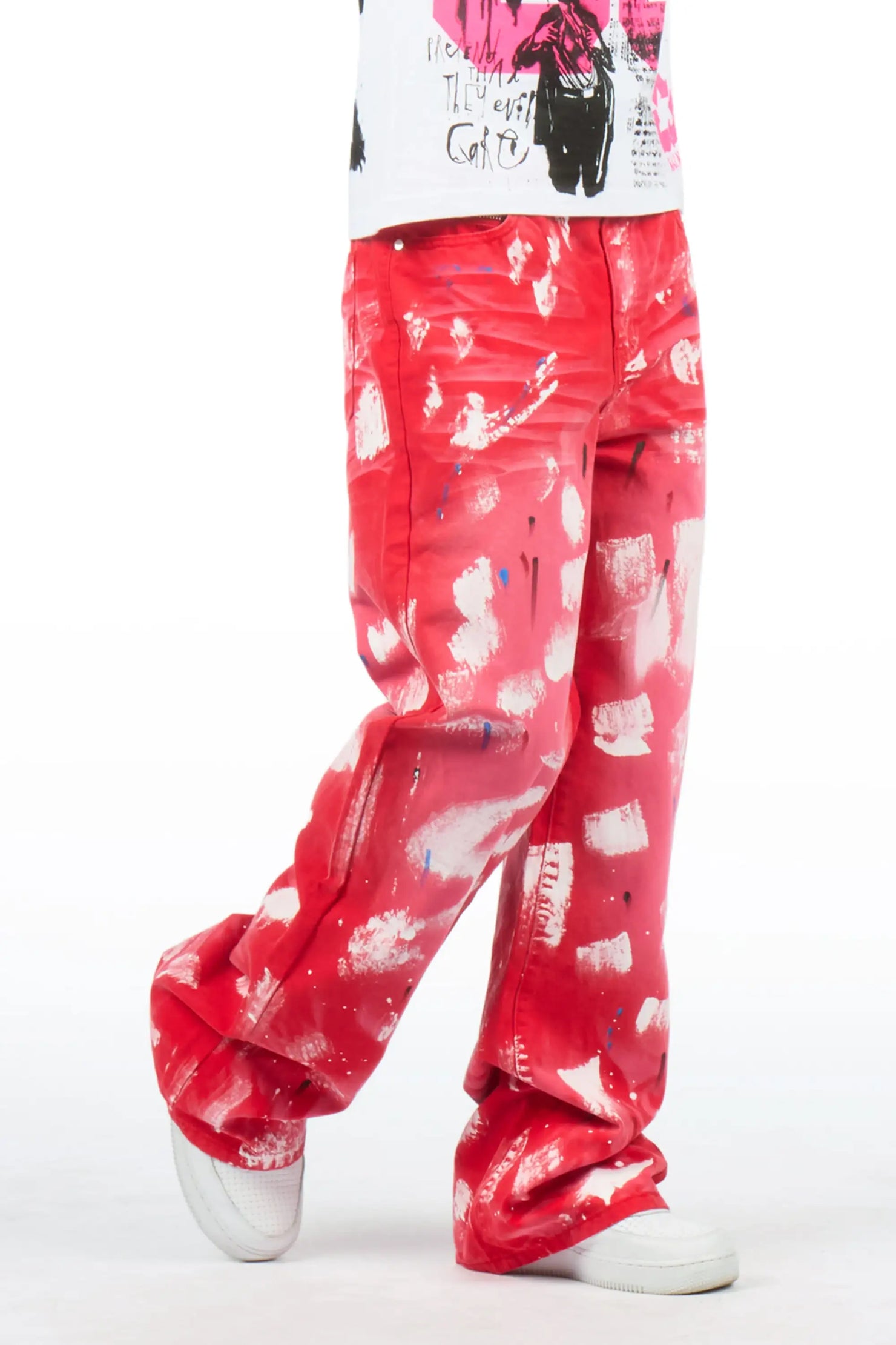 Novi Red Painter Baggy Fit Jean