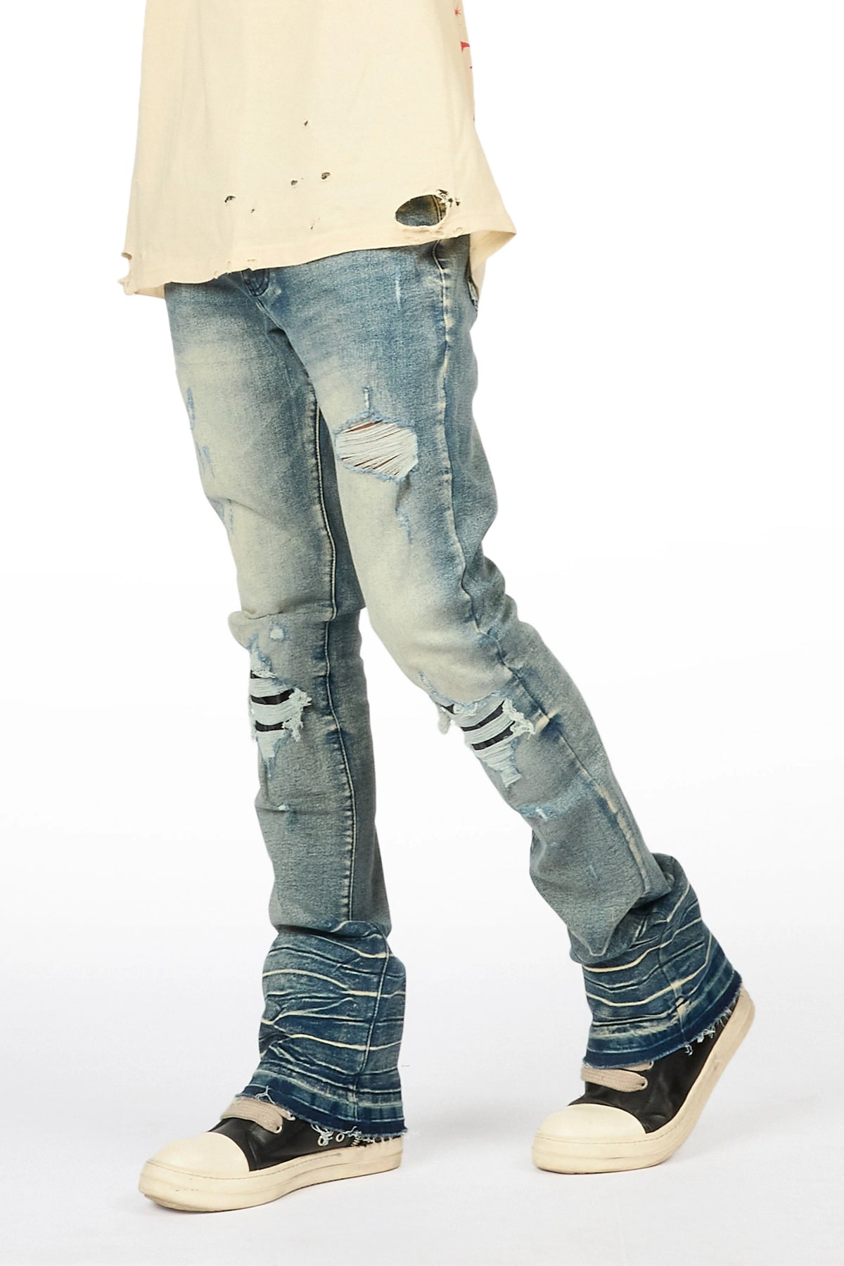 Minton Dark Blue Stacked Jean