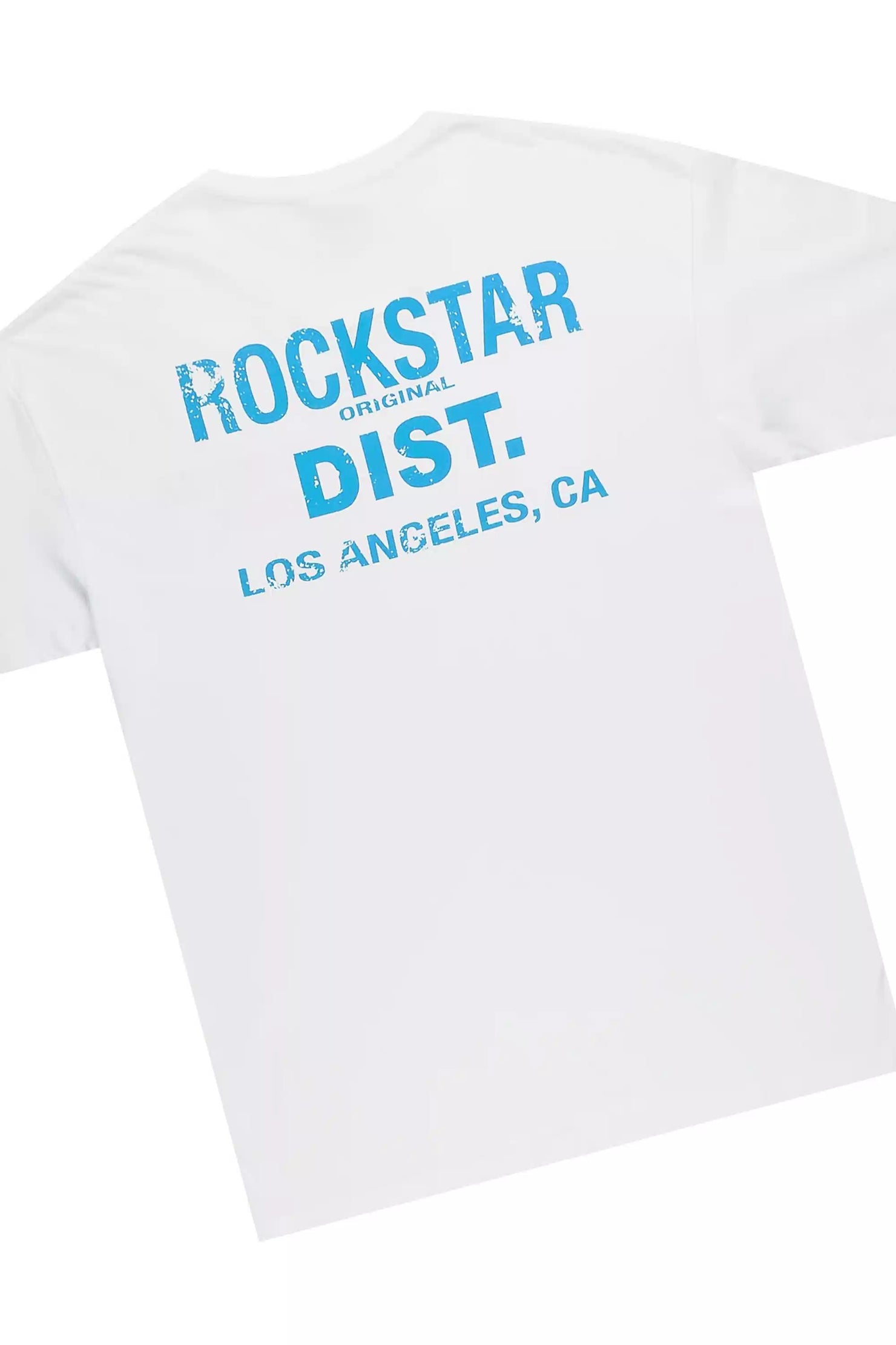 Dalasia White/Blue Tee & Mashawi Light Wash Jean Set