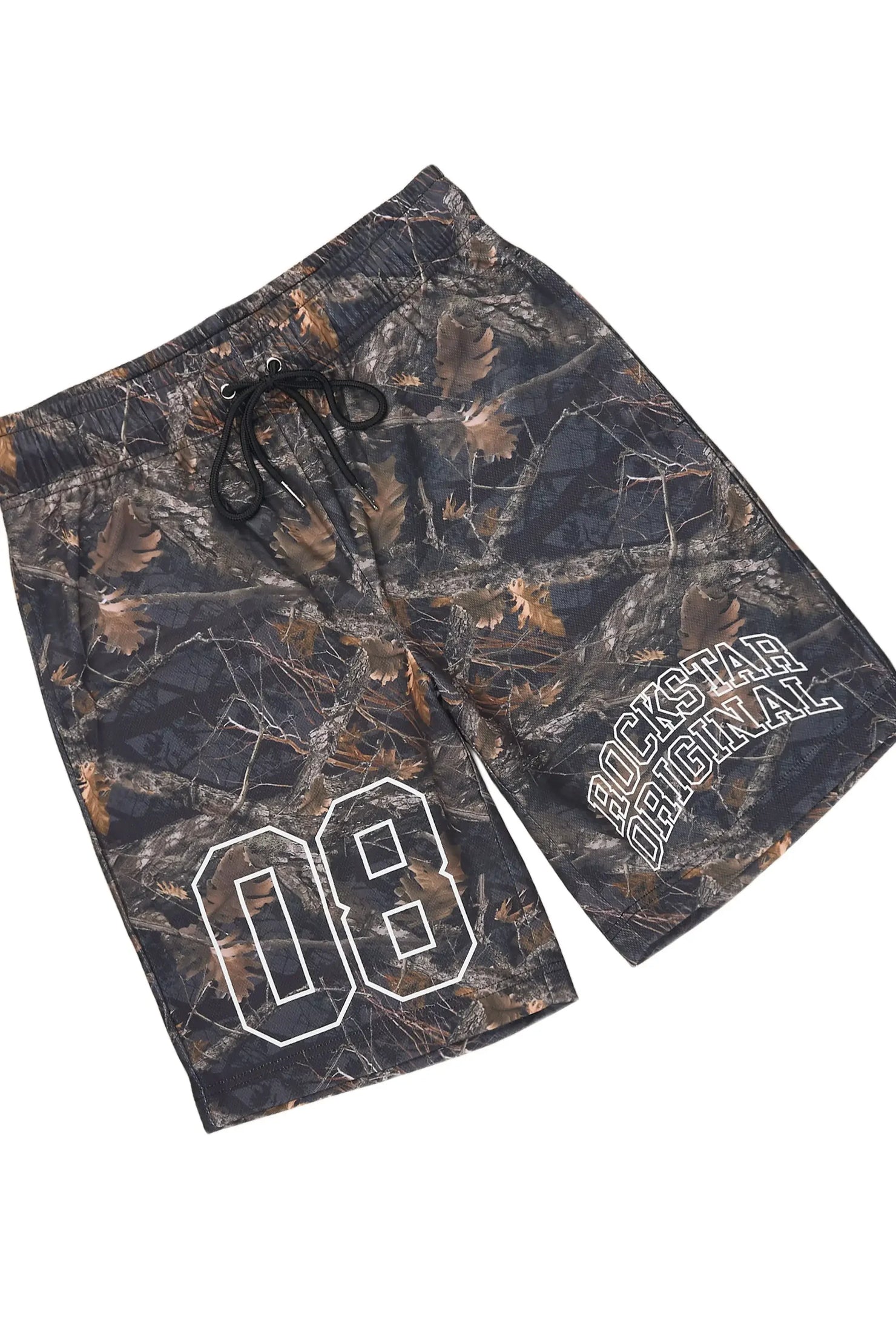 Desiero Black Camo T-Shirt Short Set