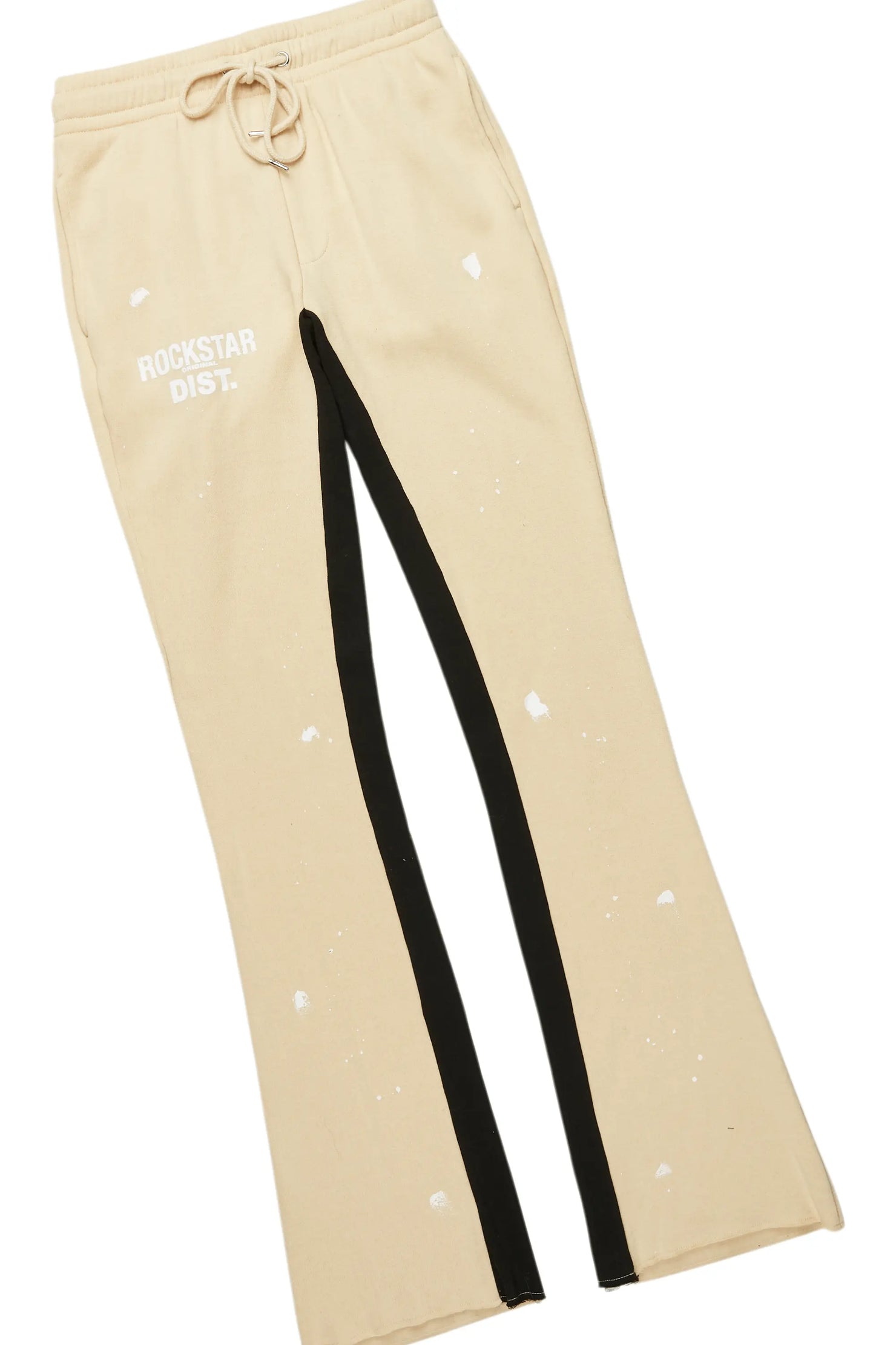 Raffer Beige Hoodie Baggy Fit Pant Track Set