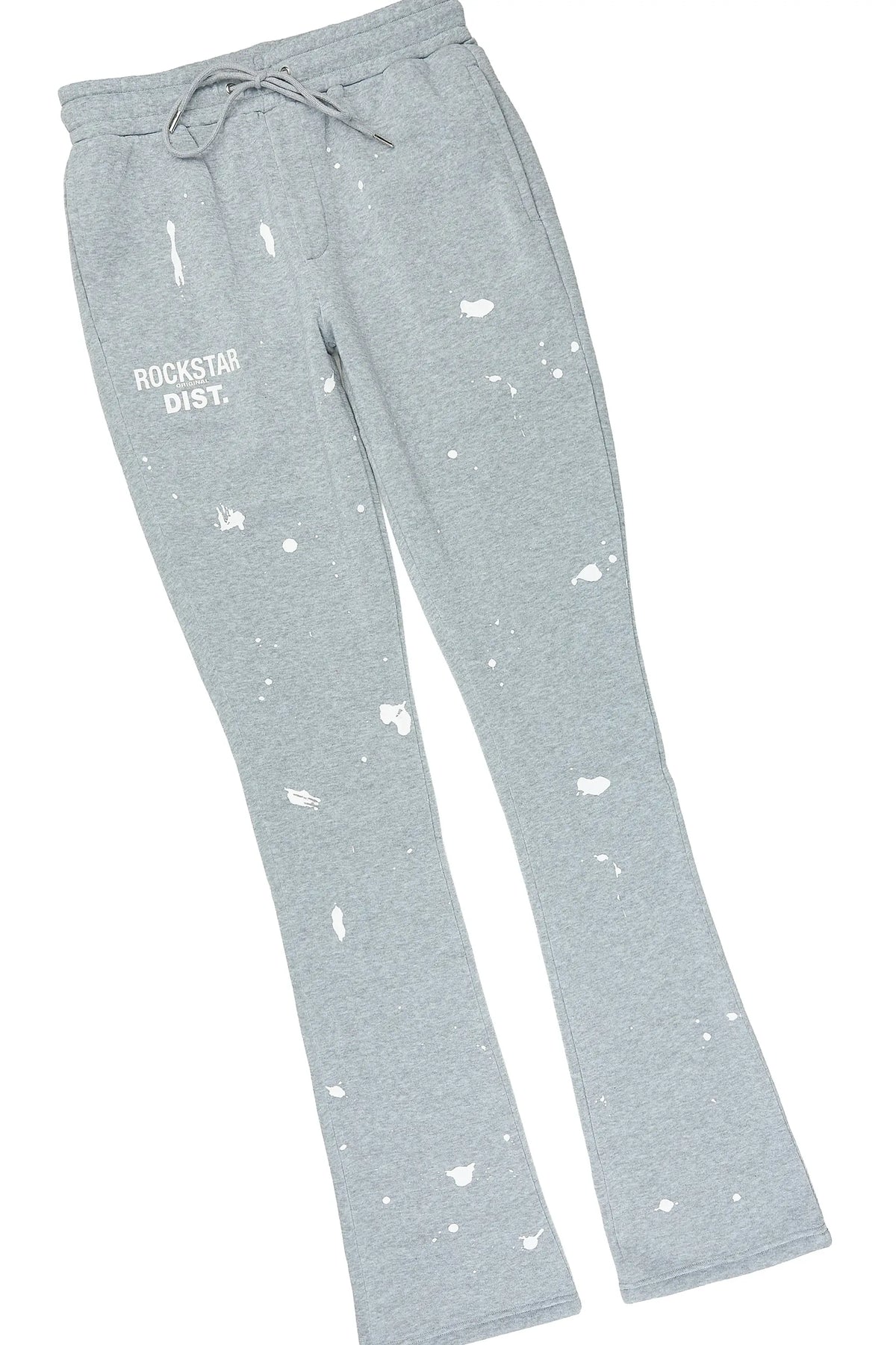 Zip Up Heathery Grey Raffer Hoodie/Stacked Track Set