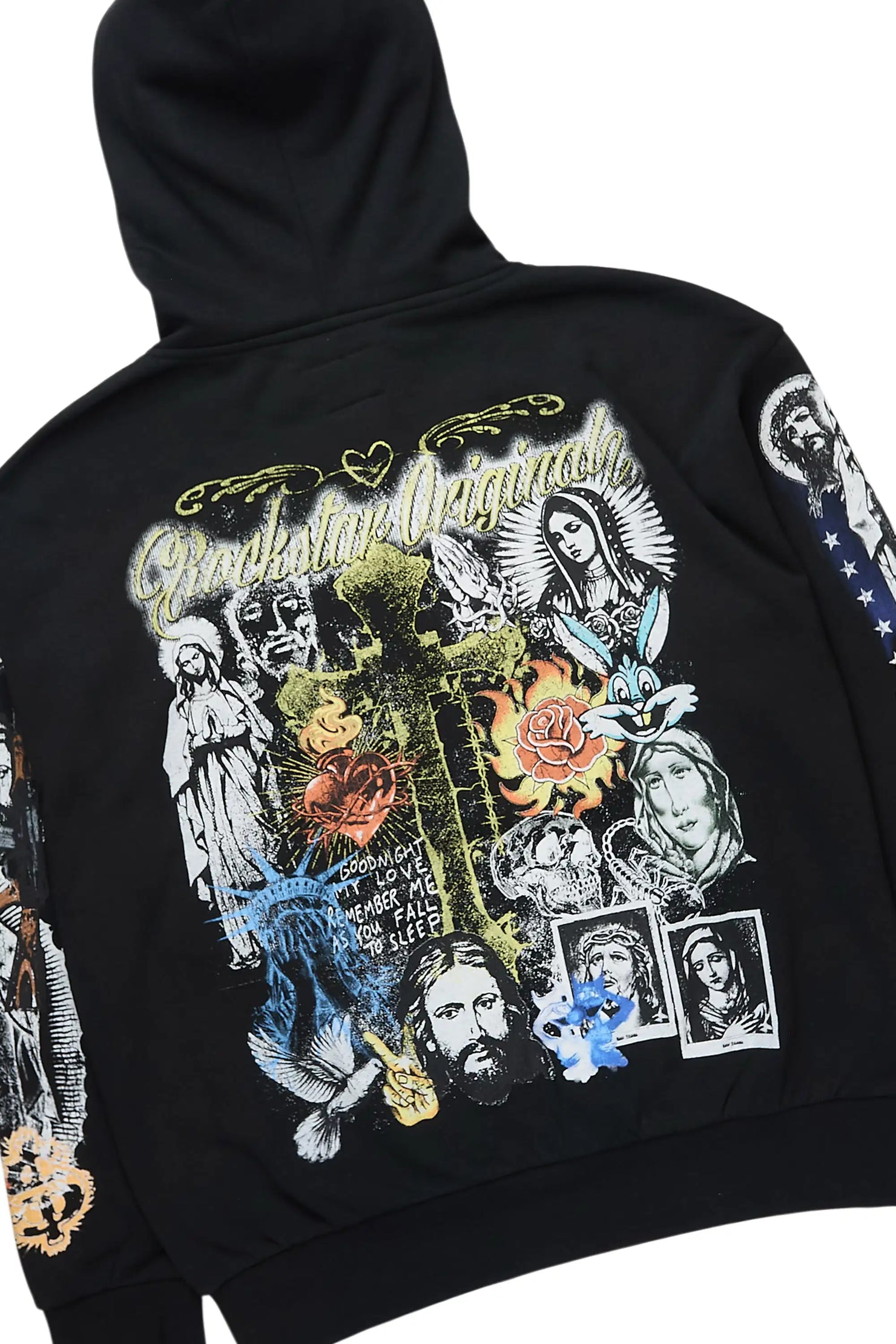 Diyos Black Hoodie/Baggy Pant Track Set