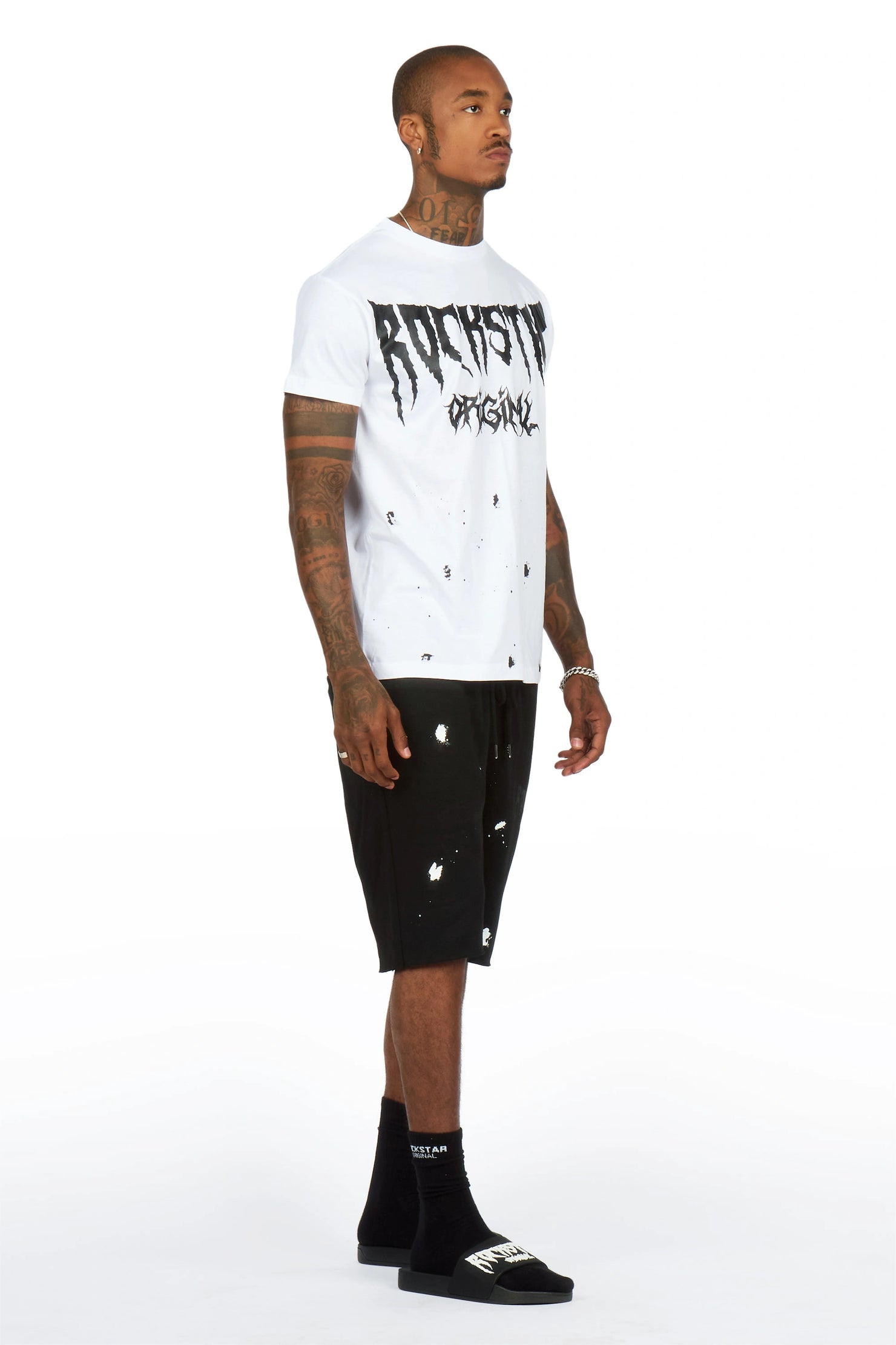 Twinkle 2.0 White/Black T-Shirt/Short Set