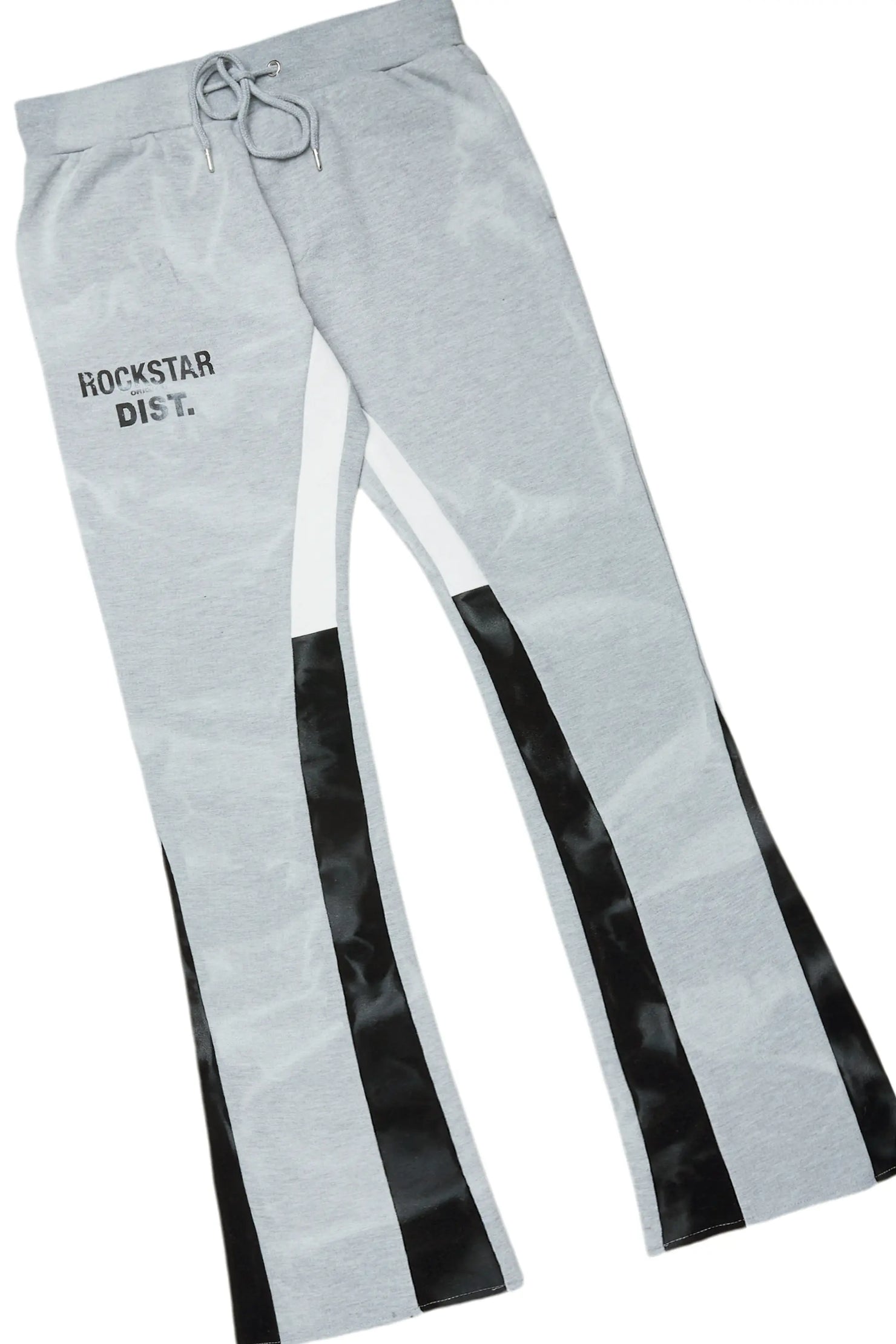 Boys Nelly Grey Stacked Pant Set