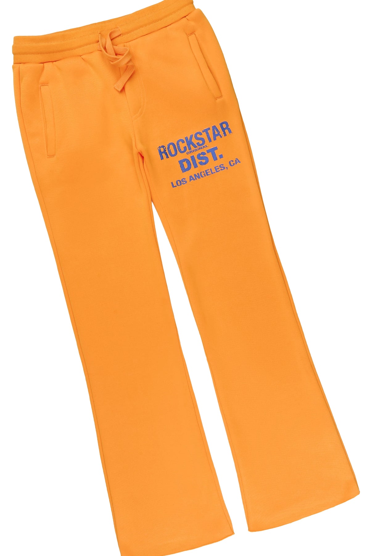 Boys Dalesio Orange/Royal Hoodie/Stacked Flare Track Set