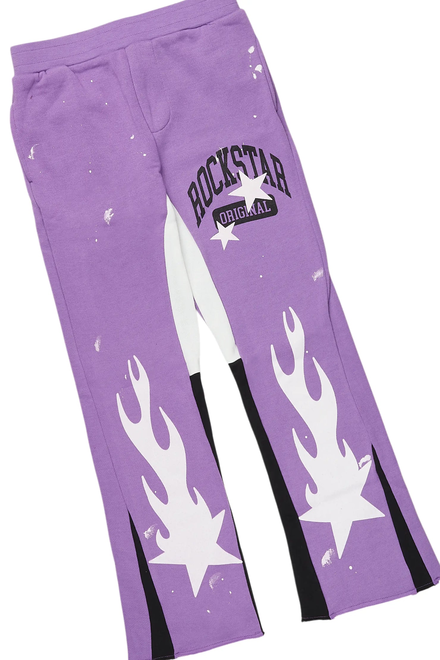 Boys Malie Purple Baggy Fit Pant Set