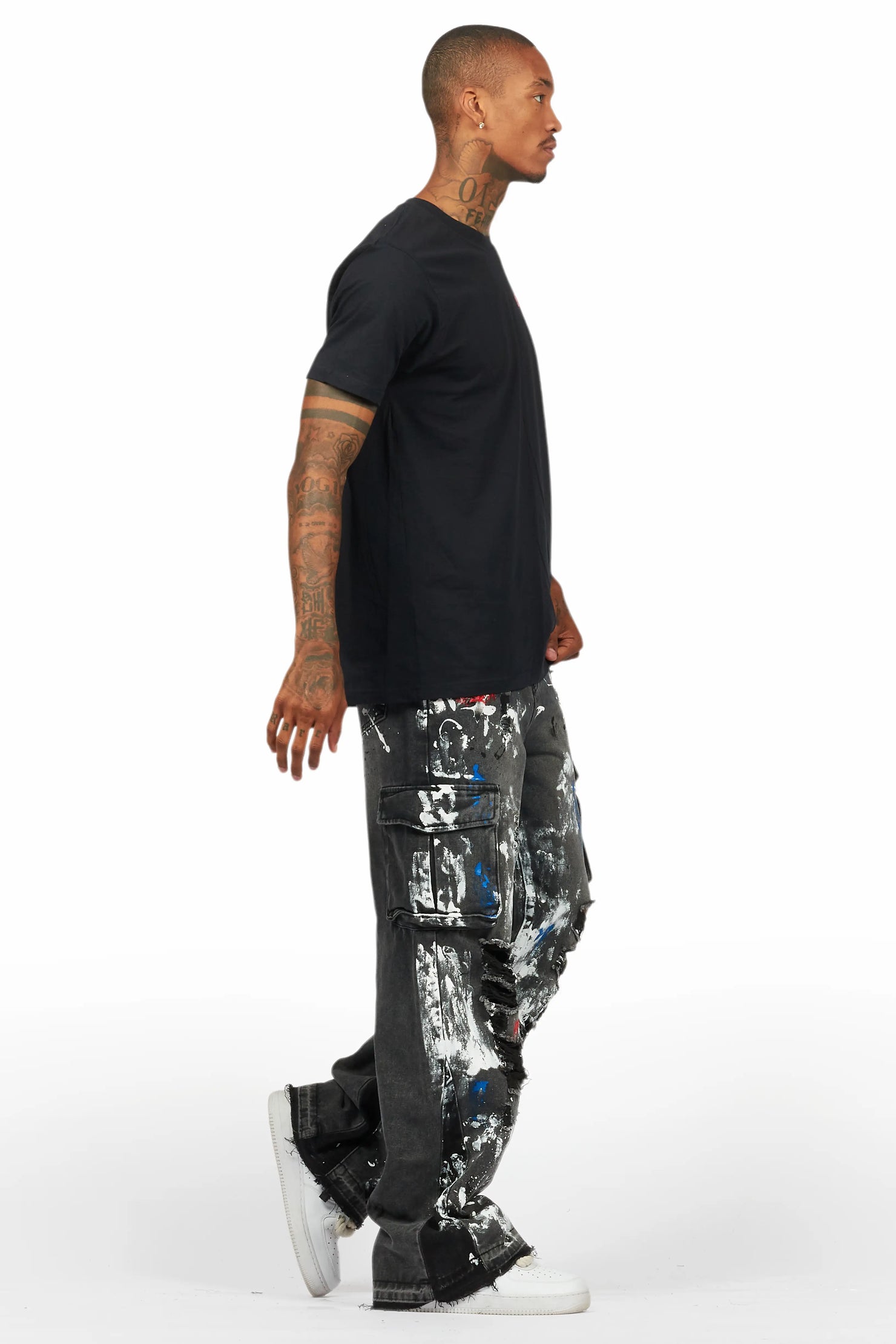 Lake Black/Red Graphic T-Shirt