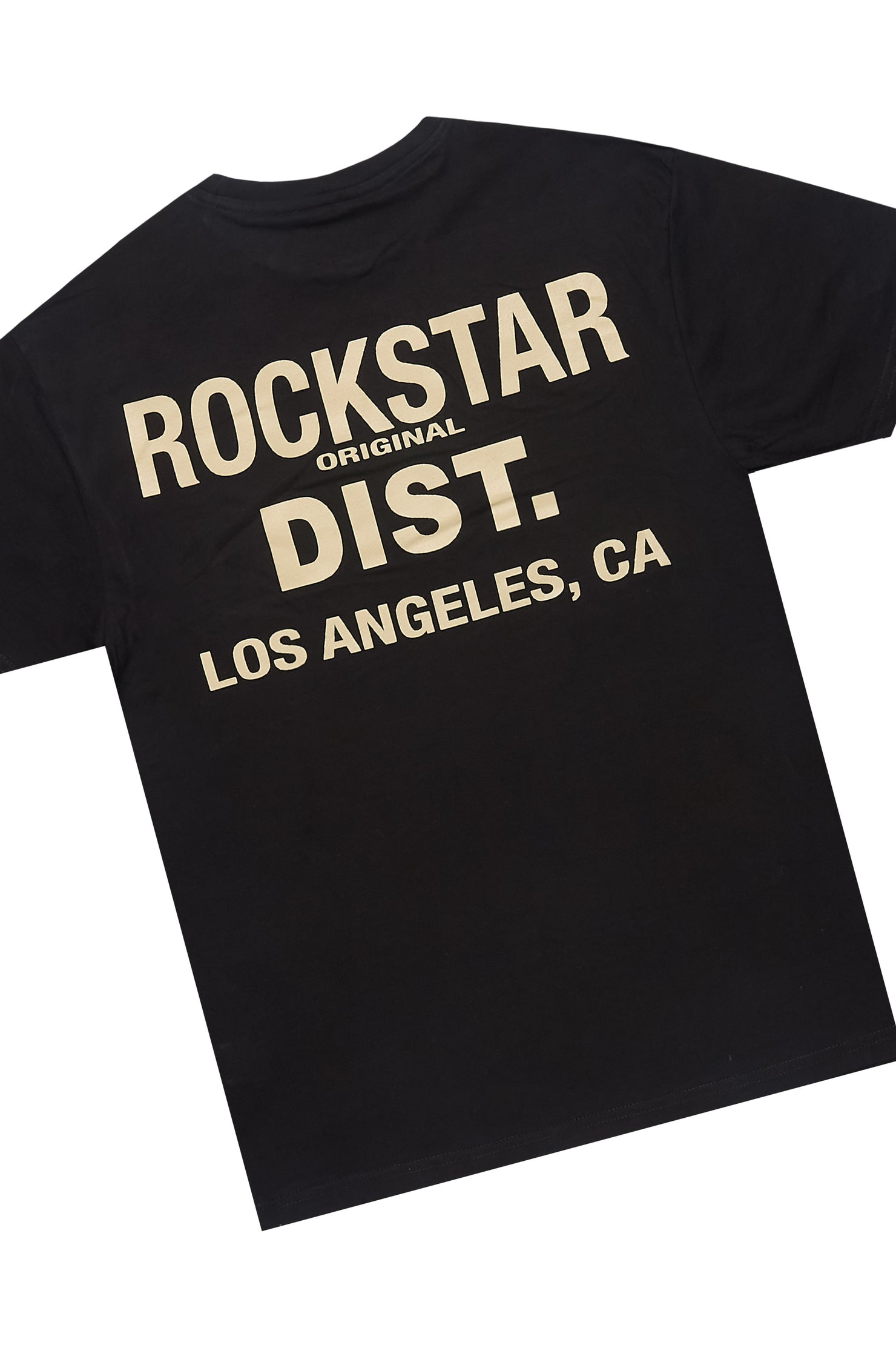 Missy Black/Beige T-Shirt Short Set