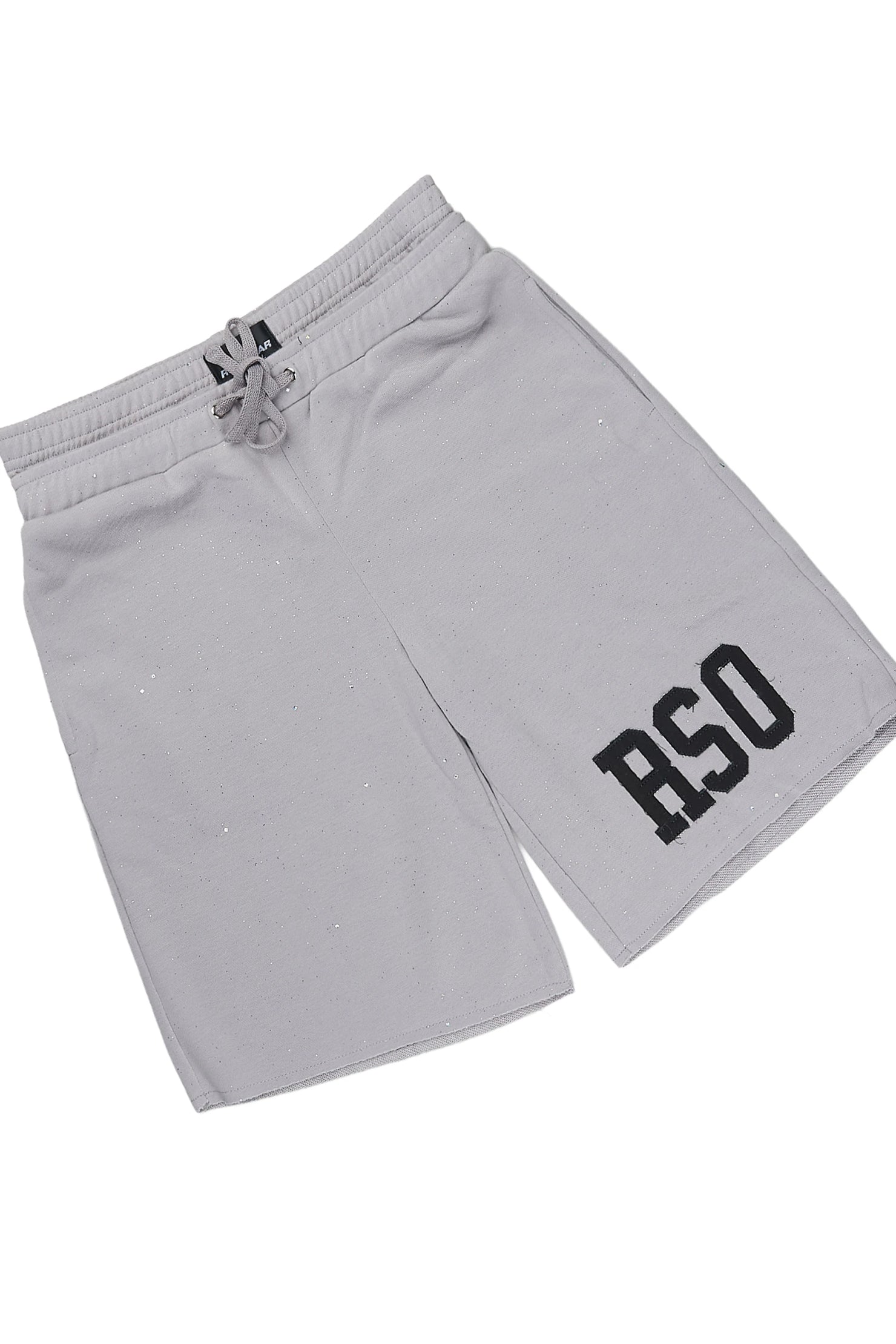 Boys Akila Grey Hoodie Double Waisted Short Set