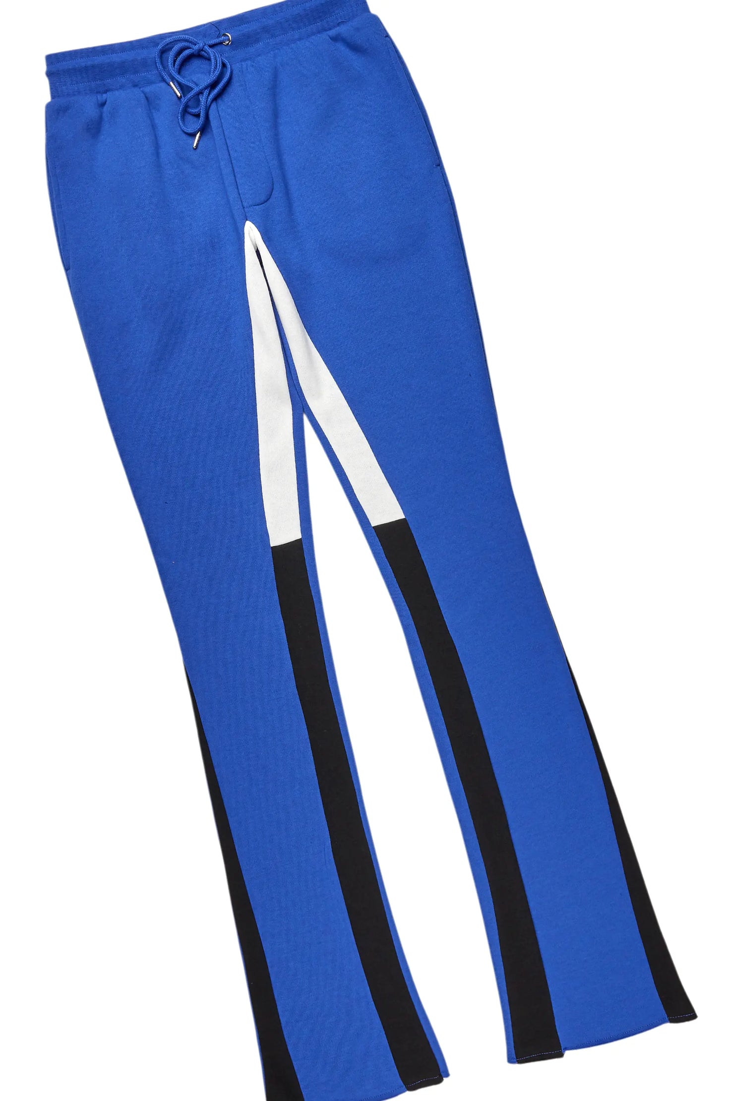 Basic Royal Blue Hoodie/Stacked Flare Track Set