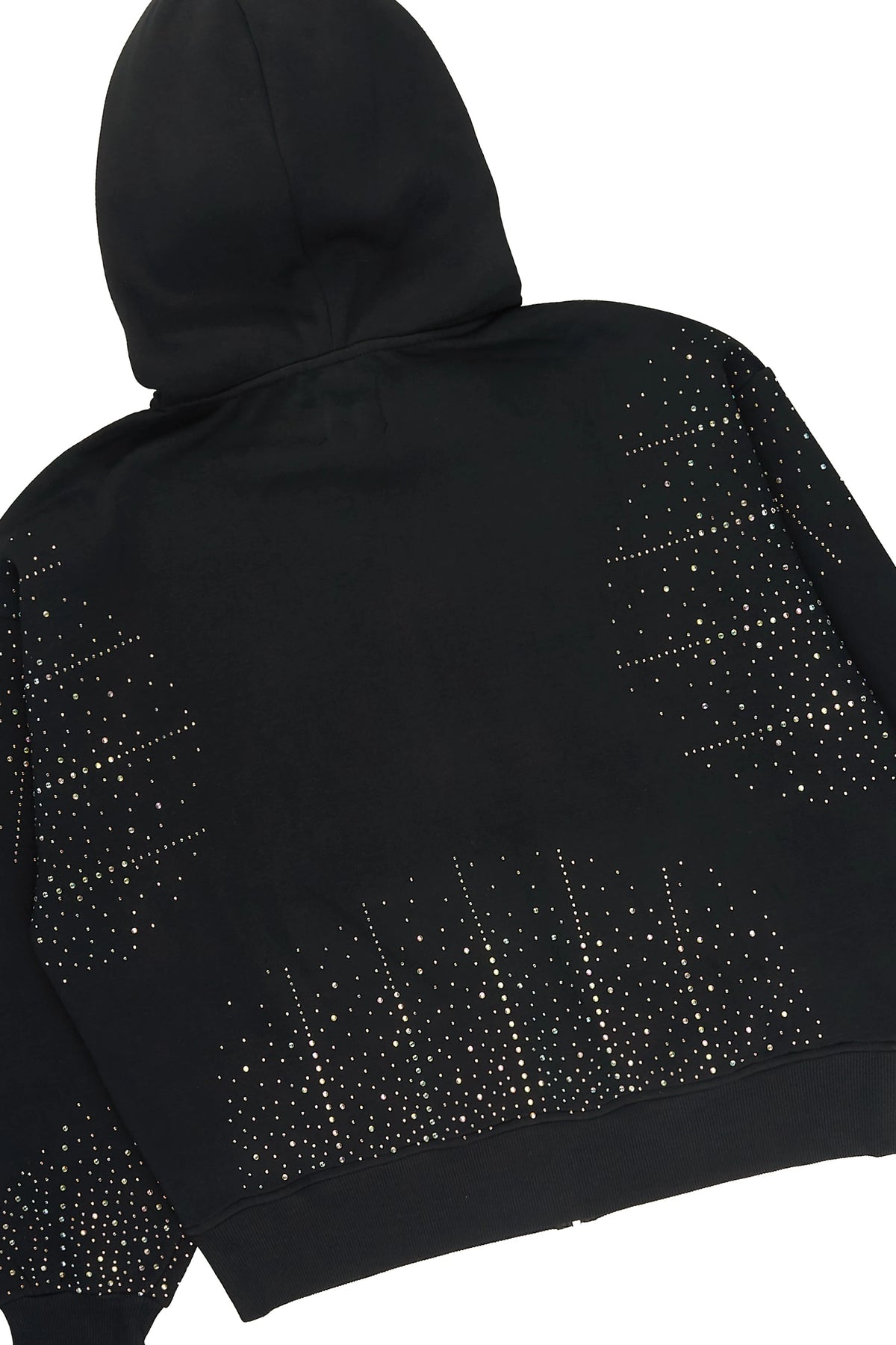 Eoghan Black Rhinestone Hoodie/Baggy Pant Track Set