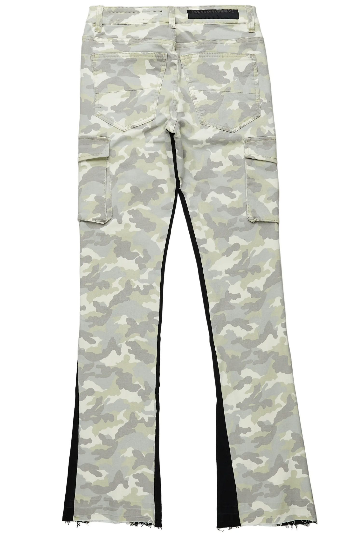 Decimus Light Camo Stacked Flare Jean