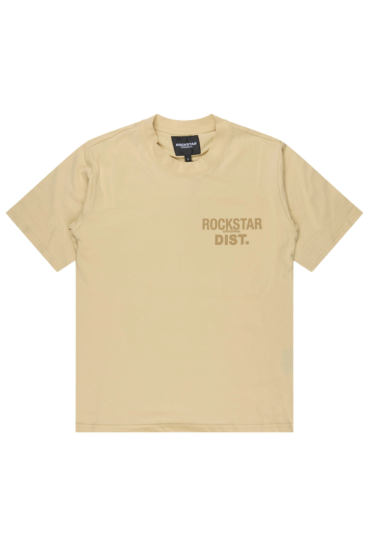 Boys Jolan Beige Boxy T-Shirt