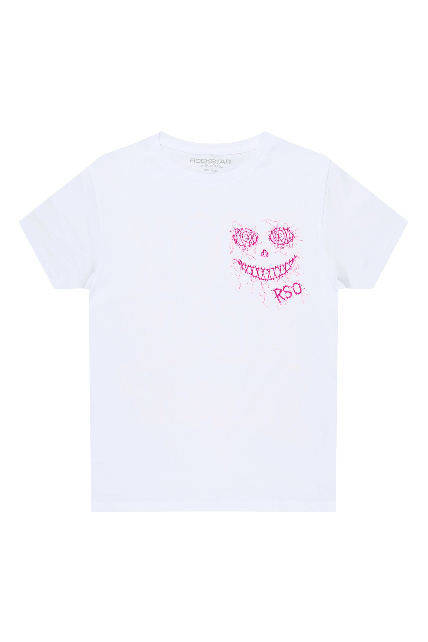 Girls Ramblina White Graphic T-Shirt